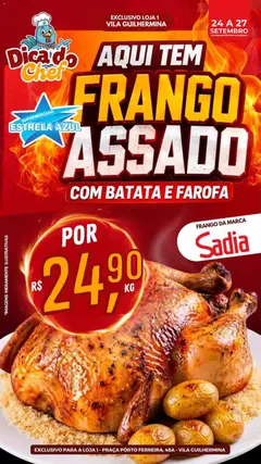 Estrela Azul ofertas Frango Assado - Pré-Visualização do folheto da loja Estrela Azul, válido de 24/09/2026