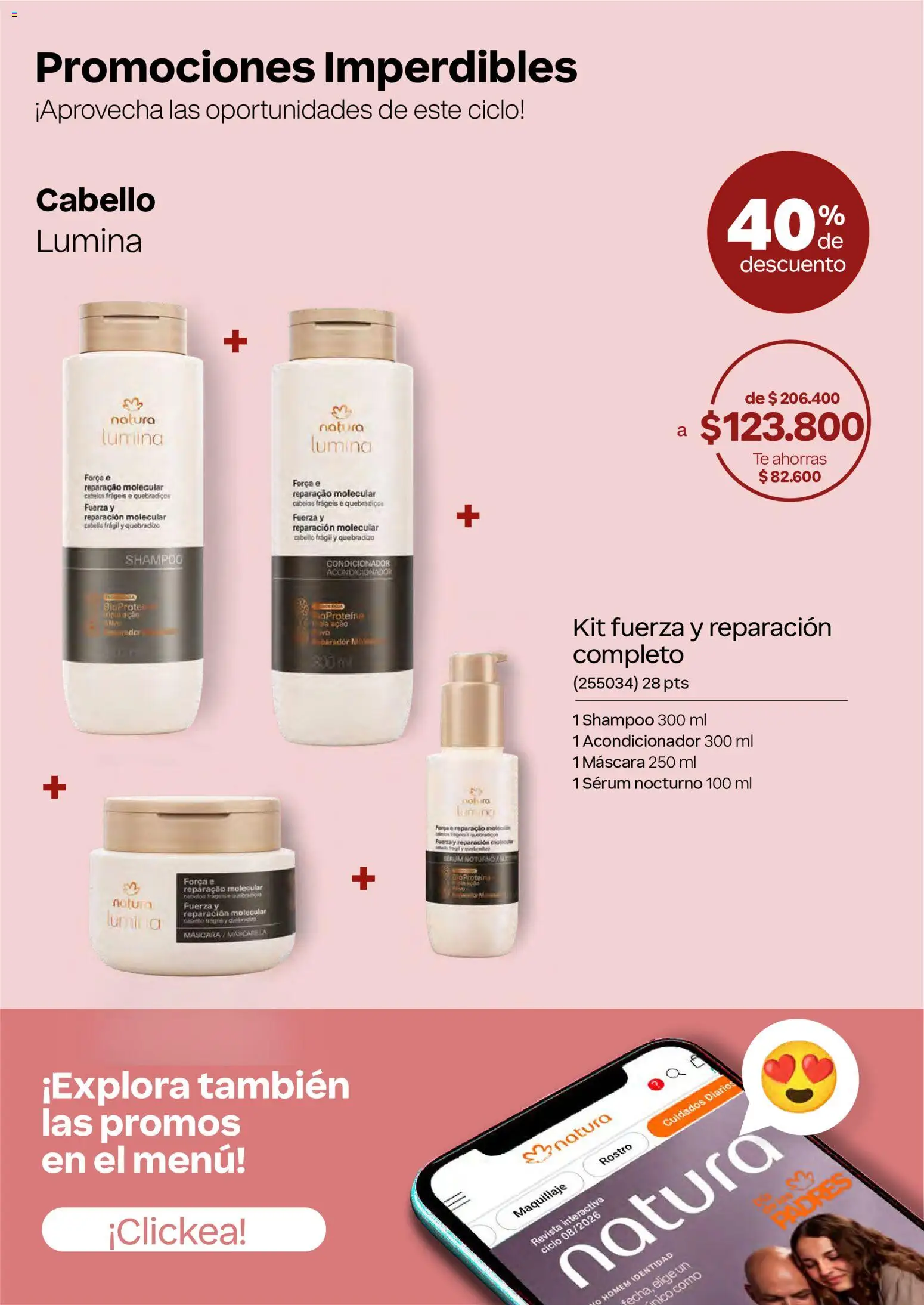 Natura revista - valida desde el 29.04.2026 | Página: 8 | Productos: Té, Mascarilla, Maquillaje, Máscara