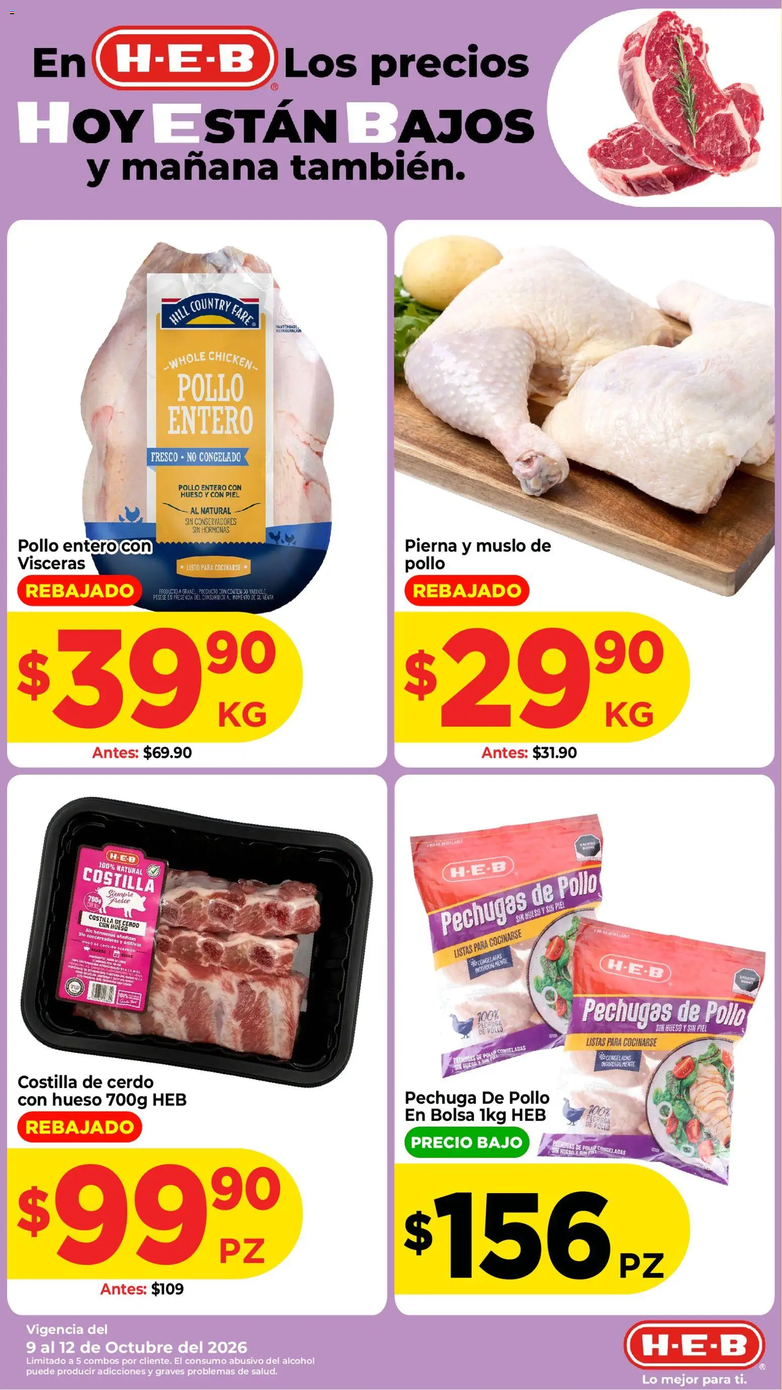 Nuevas ofertas de H-E-B válidas en toda la República Mexicana desde el 09/10/2026. ¡Encuentra las mejores ofertas en H-E-B folleto! | Página: 6