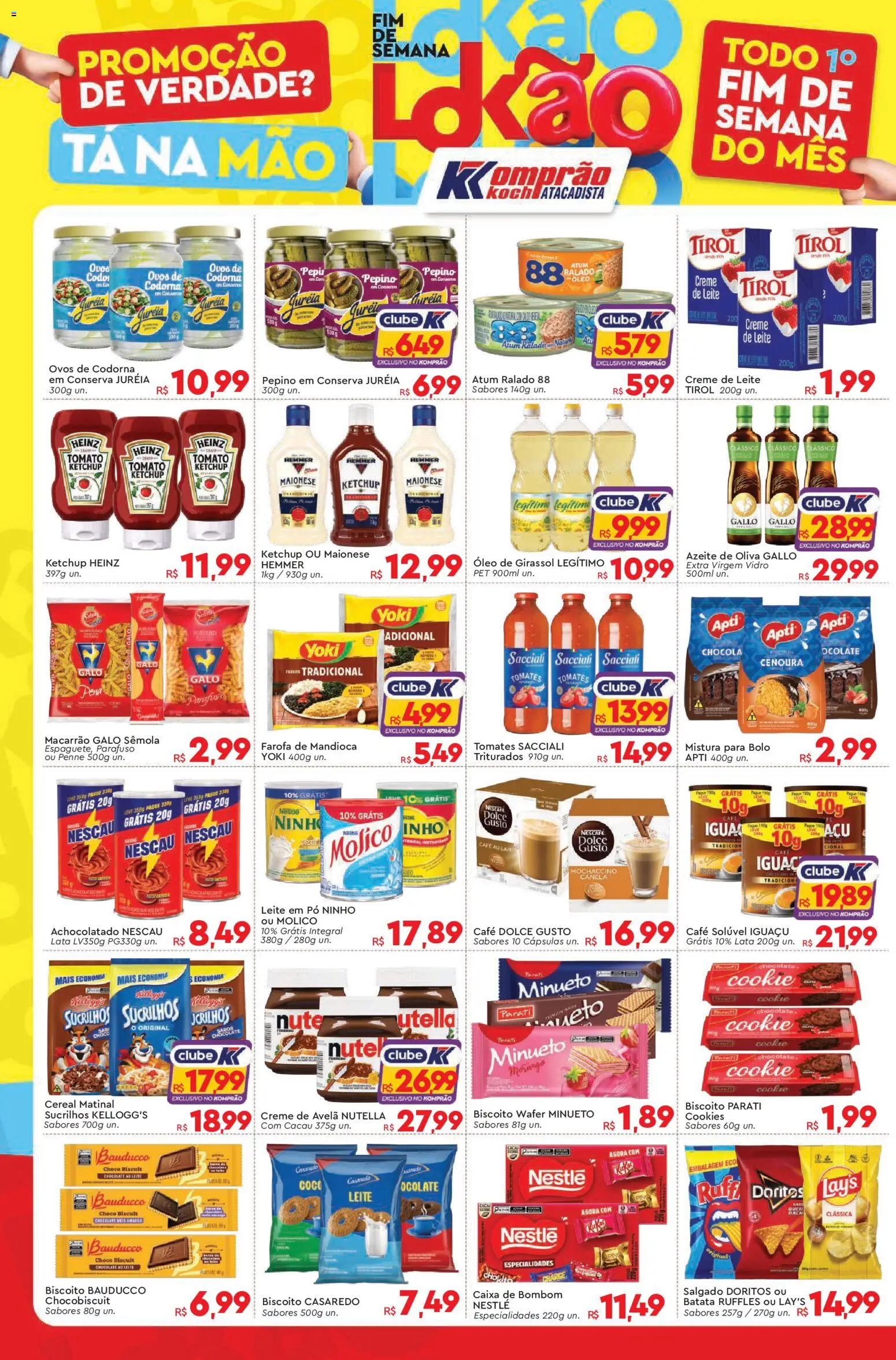 Komprao Atacadista Folheto - válido de 05/09/2026 | Página: 2 | Produtos: Leite, Ketchup, Creme de leite, Creme de avelã