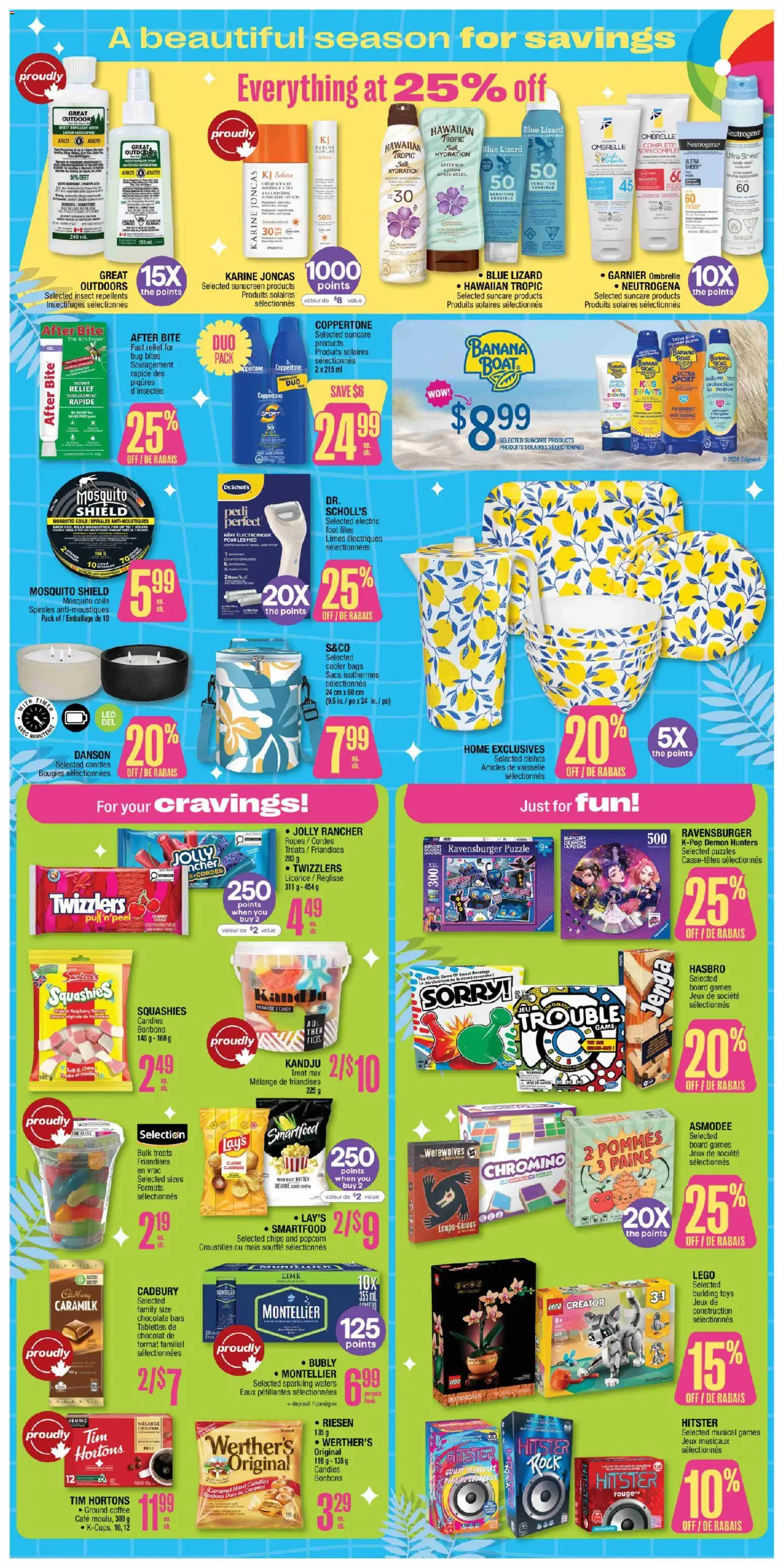 Jean Coutu flyer valid from Jul 23, 2026 | Page: 5 | Products: Chips, Game, Butter, Chocolate
