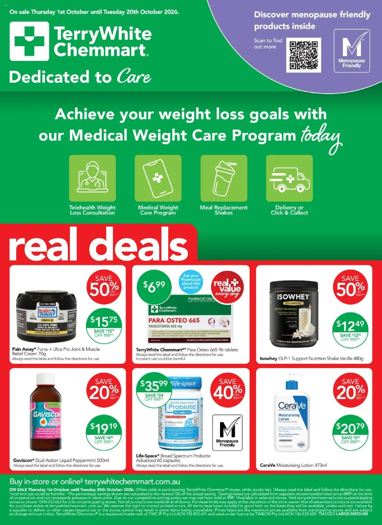 Terry White catalogue - valid from 01/10/2026 | Page: 1 | Products: Capsules, Ice, Phone, Vanilla