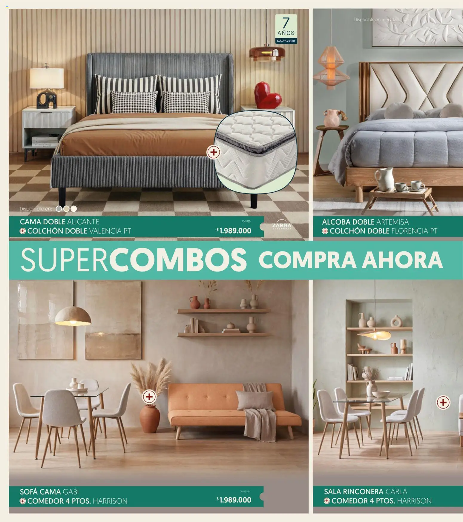 Muebles jamar revista - valida desde el 23/07/2026 | Página: 6 | Productos: Cama, Colchón, Sofá