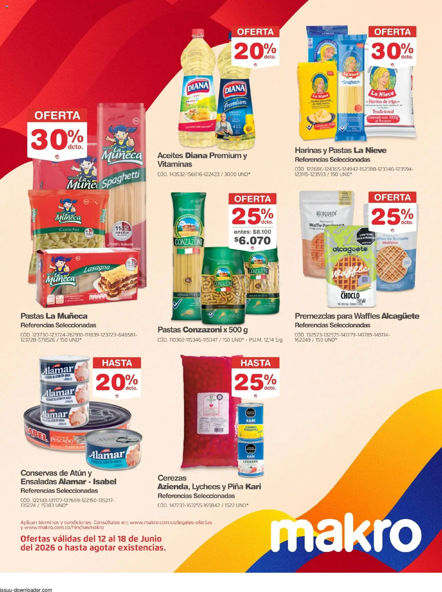 Makro revista - valida desde el 12.06.2026 | Página: 24 | Productos: Atún, Harina, Mermelada, Encimero