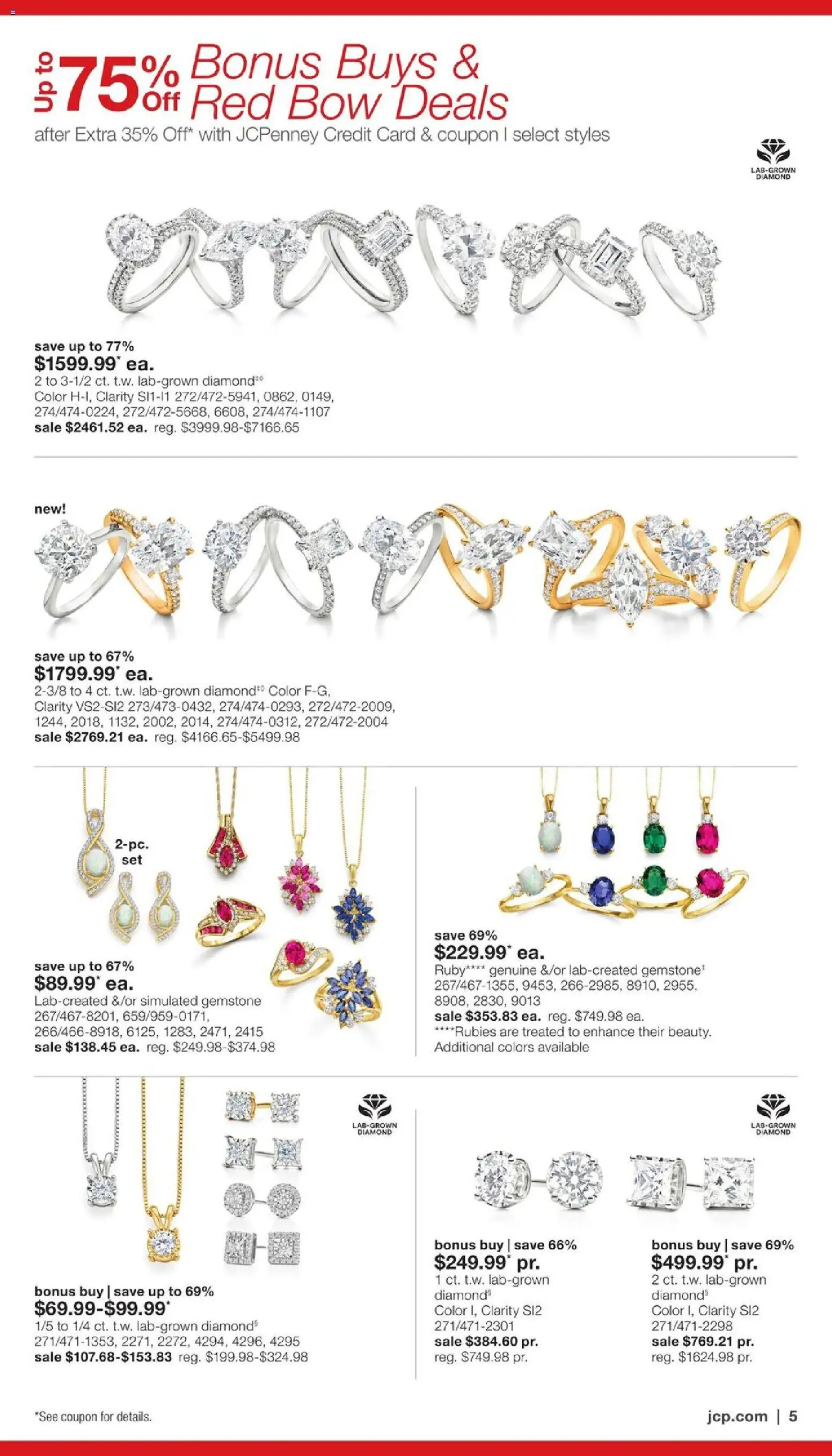 JCPenney Our Biggest Jewelry Sale of the Season - valid from 09/28/2026 | Page: 4 | Products: Bow