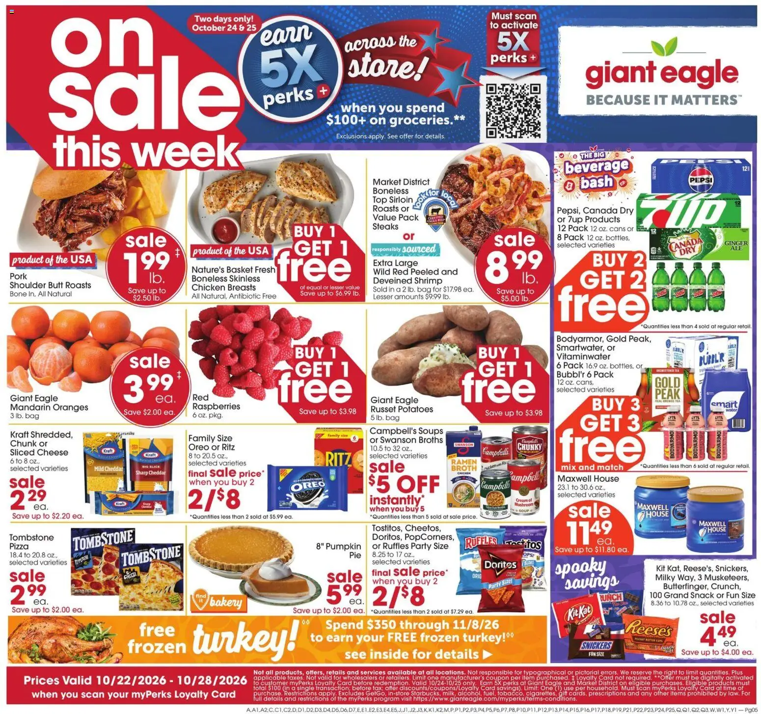 Giant Eagle Weekly Ad - valid from 10/22/2026 | Page: 1