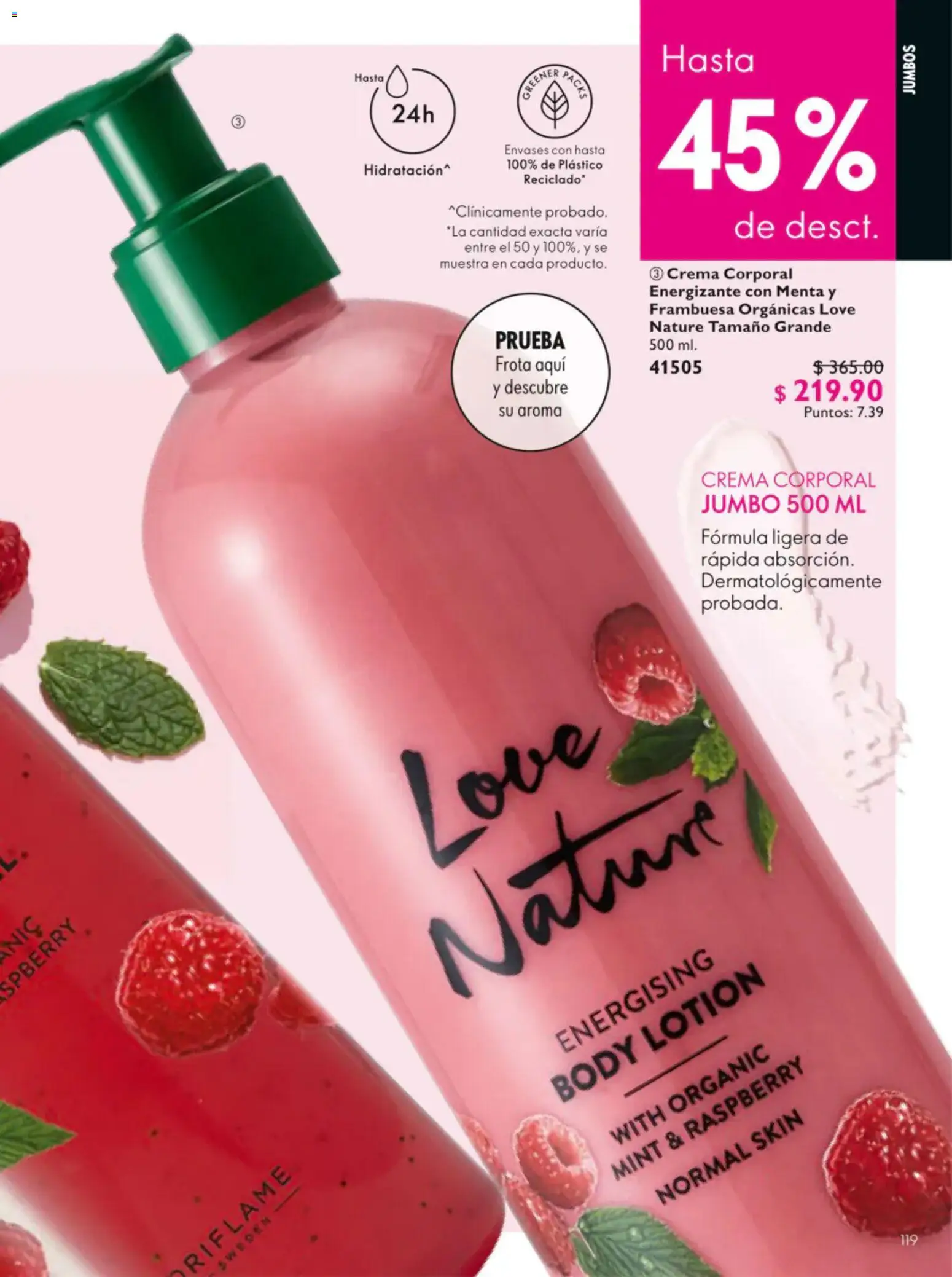 Nuevas ofertas de Oriflame válidas en toda la República Mexicana desde el 20/06/2026. ¡Encuentra las mejores ofertas en Oriflame campaña 9 2026! | Página: 119 | Productos: Crema, Body, Crema corporal
