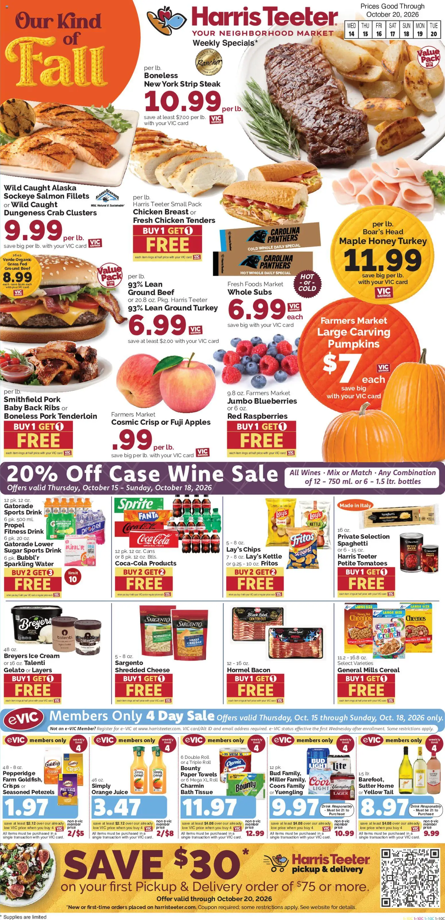 Harris Teeter Weekly Ad - valid from 10/14/2026 | Page: 1