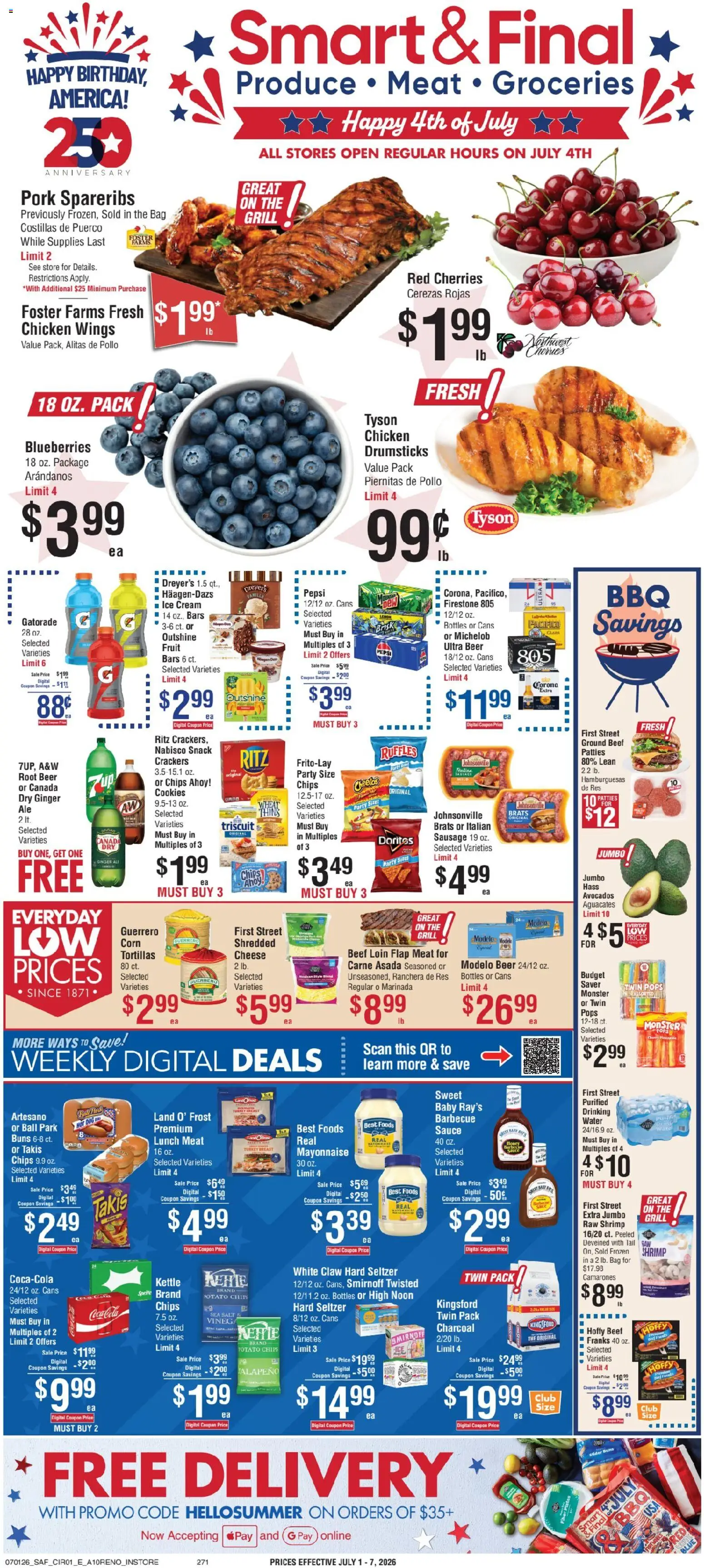 Smart & Final Weekly Ad - valid from 07/01/2026 | Page: 1