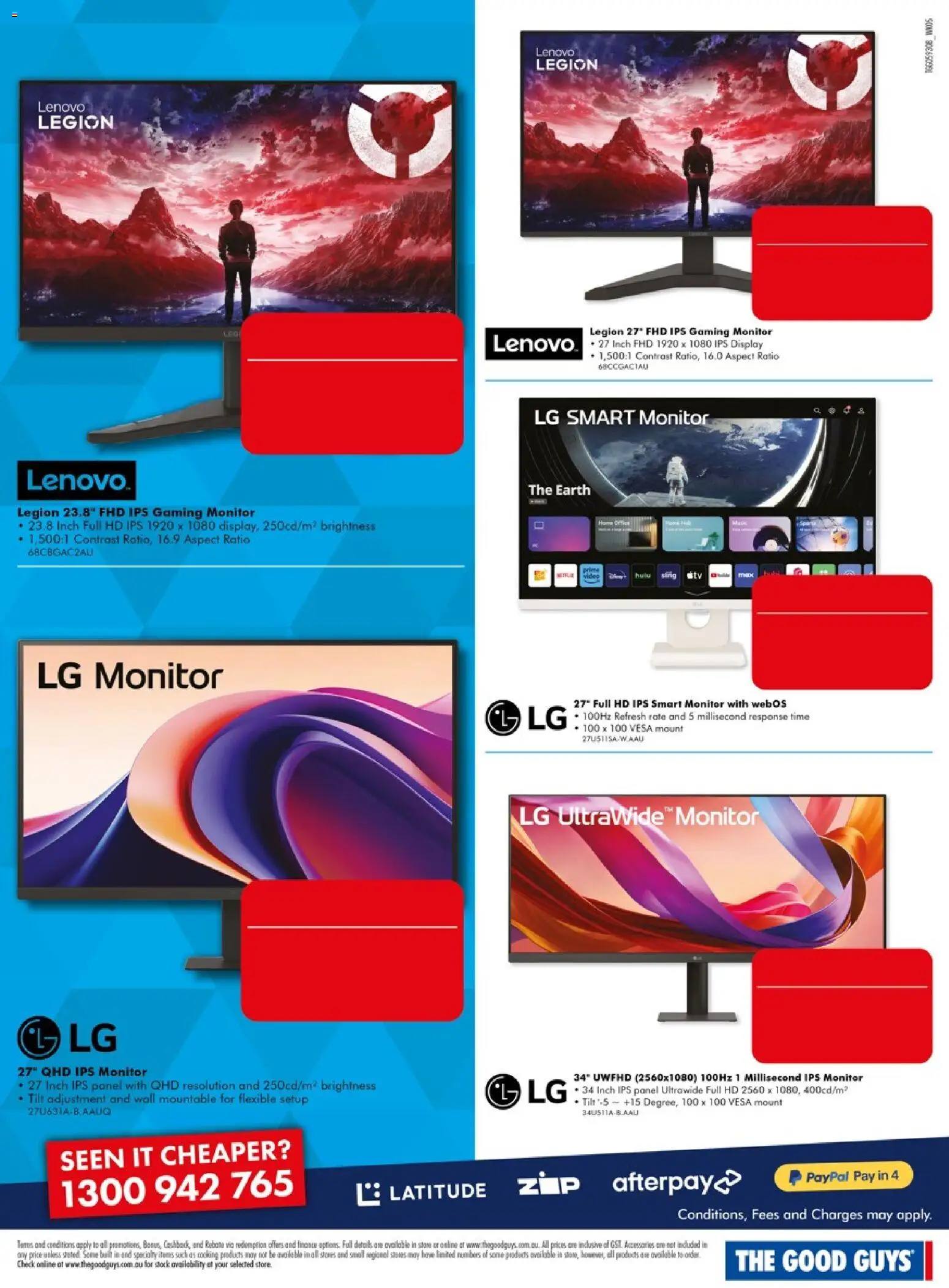 The Good Guys catalogue - valid from 29/07/2026 | Page: 24 | Products: Accessories, Monitor