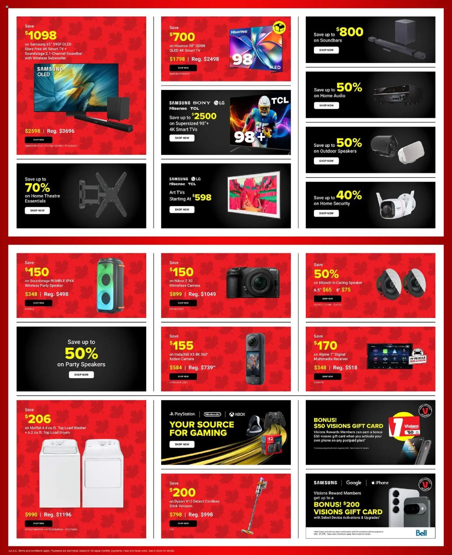 Visions flyer valid from Jul 3, 2026 | Page: 3 | Products: Tv, Audio, Camera, Speaker
