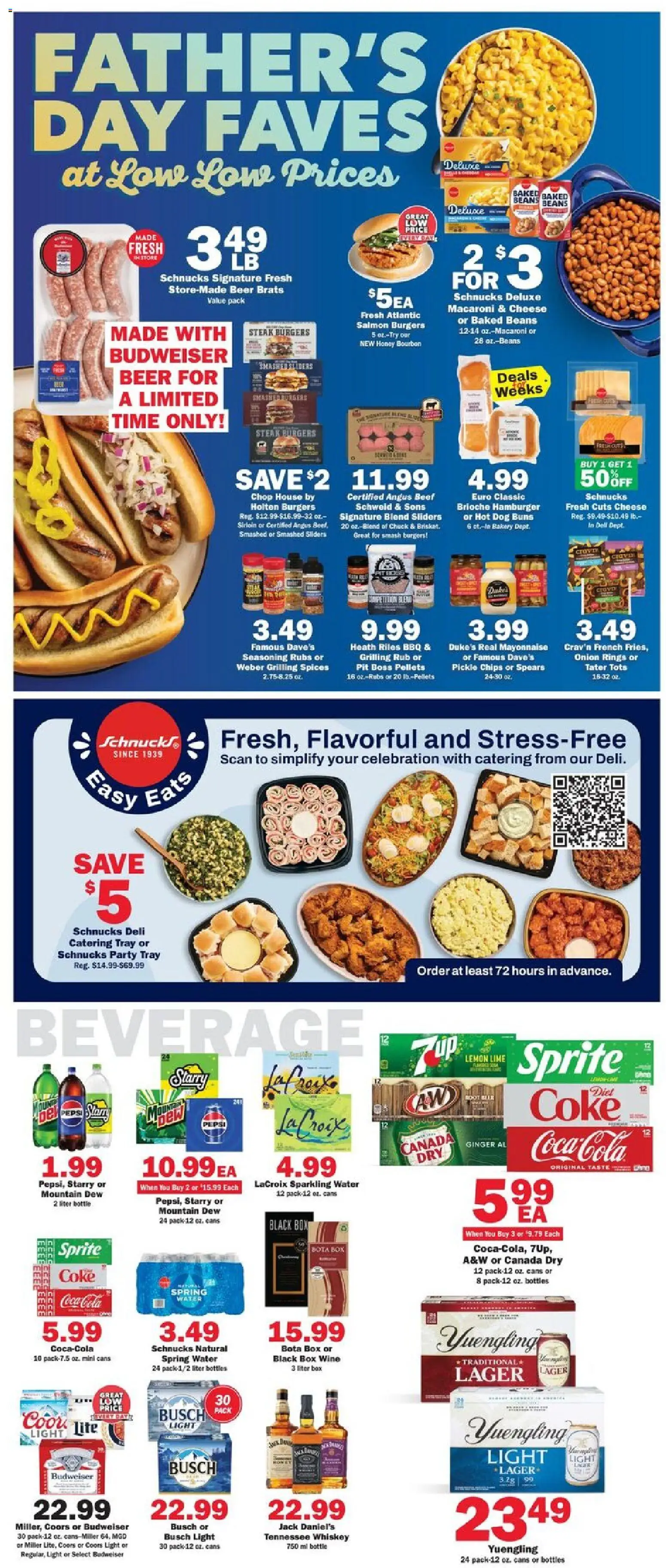Schnucks Weekly Print Ad - IN - valid from 17.06.2026 | Page: 3 | Products: Bakery, Ginger, Cheese, Chips