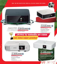 Olímpica - Ofertas en TV y electrodomésticos -  Vista previa de la revista de la tienda Olímpica valido desde el 30.05.2026 | Página: 9 | Productos: Proyector