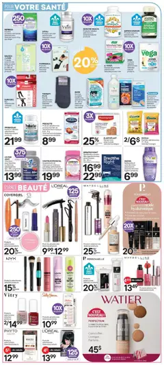 Preview of Brunet weekly flyer / circulaire from shop Brunet valid from Sep 17, 2026 | Page: 4 | Products: Eye drops, Corn, Strips, Protein