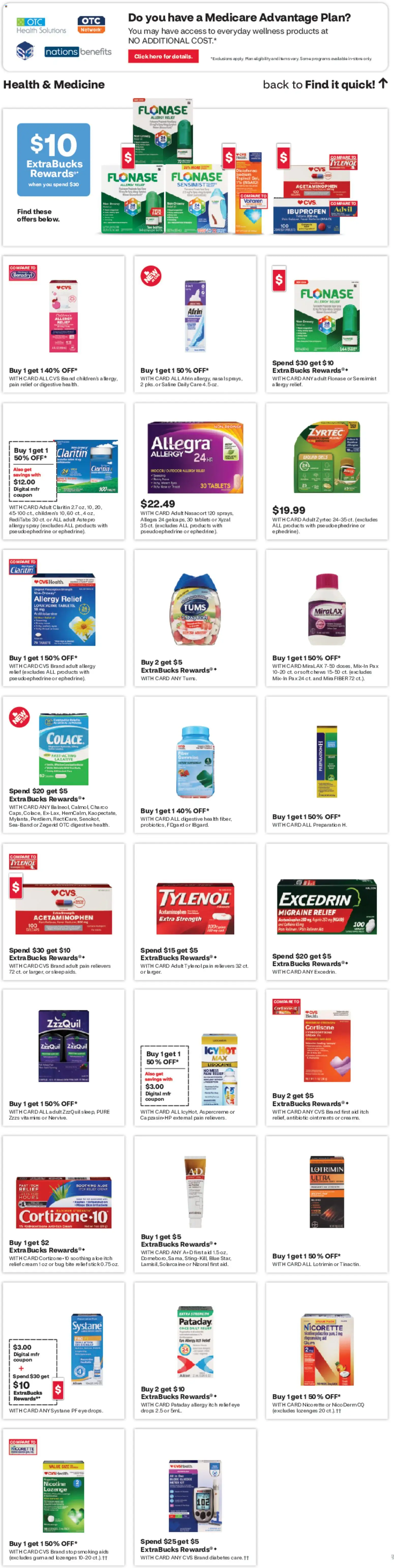 CVS Pharmacy Weekly Ad - CT - valid from 14.06.2026 | Page: 8 | Products: Glucose, Cream