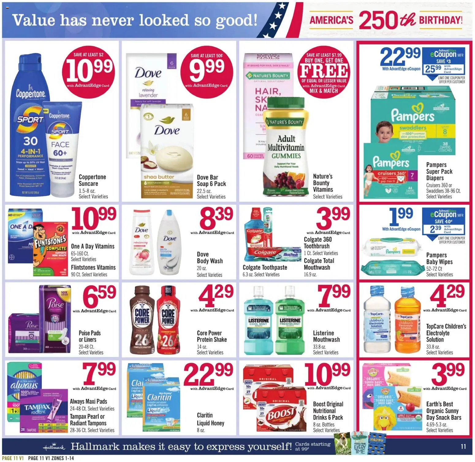 Price Chopper Weekly Ad - valid from 24.05.2026 | Page: 11 | Products: Soap, Toothbrush, Body Wash, Water