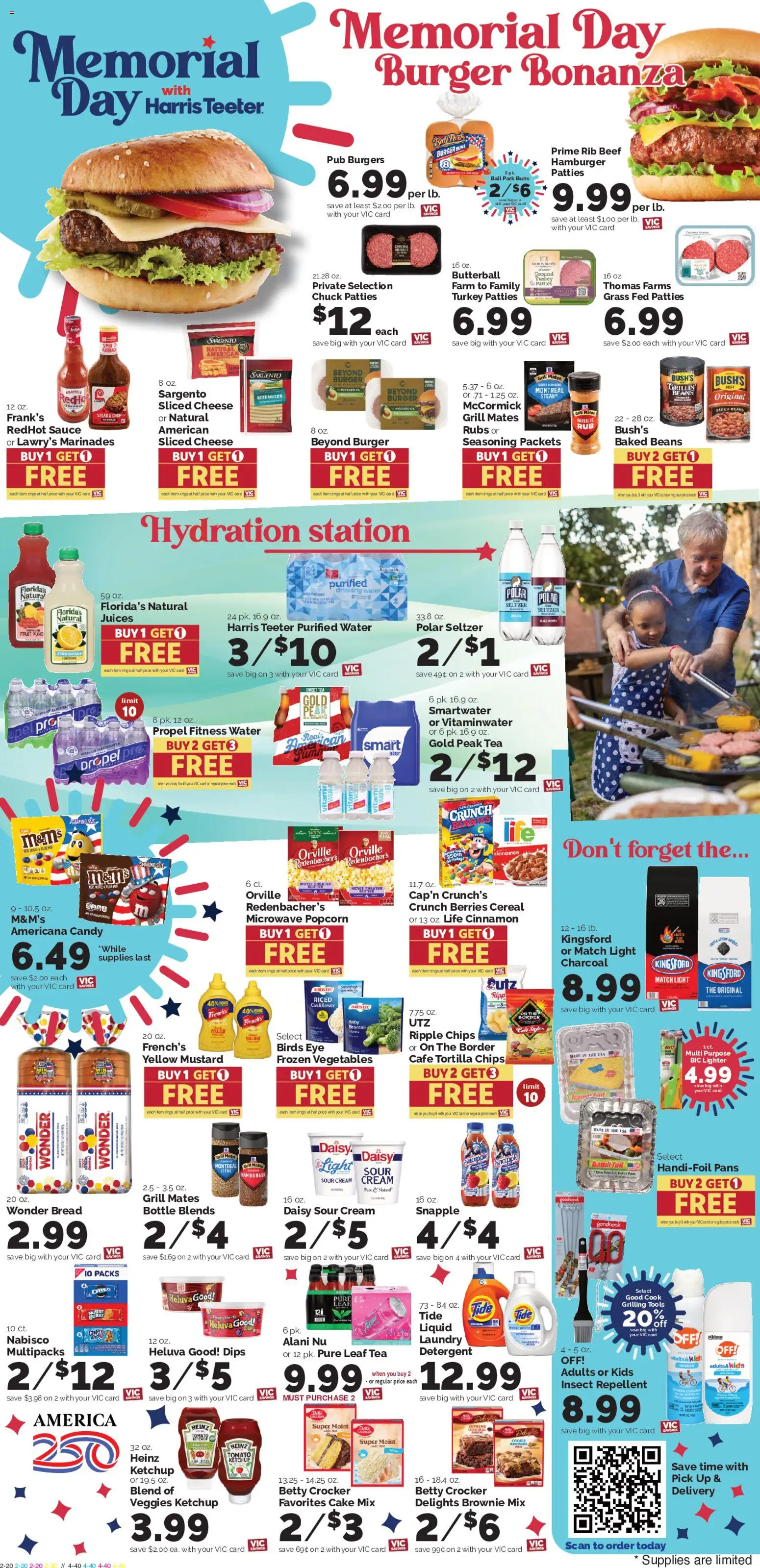 Harris Teeter Weekly Ad - valid from 20.05.2026 | Page: 9 | Products: Bread, Ketchup, Cream, Avocado