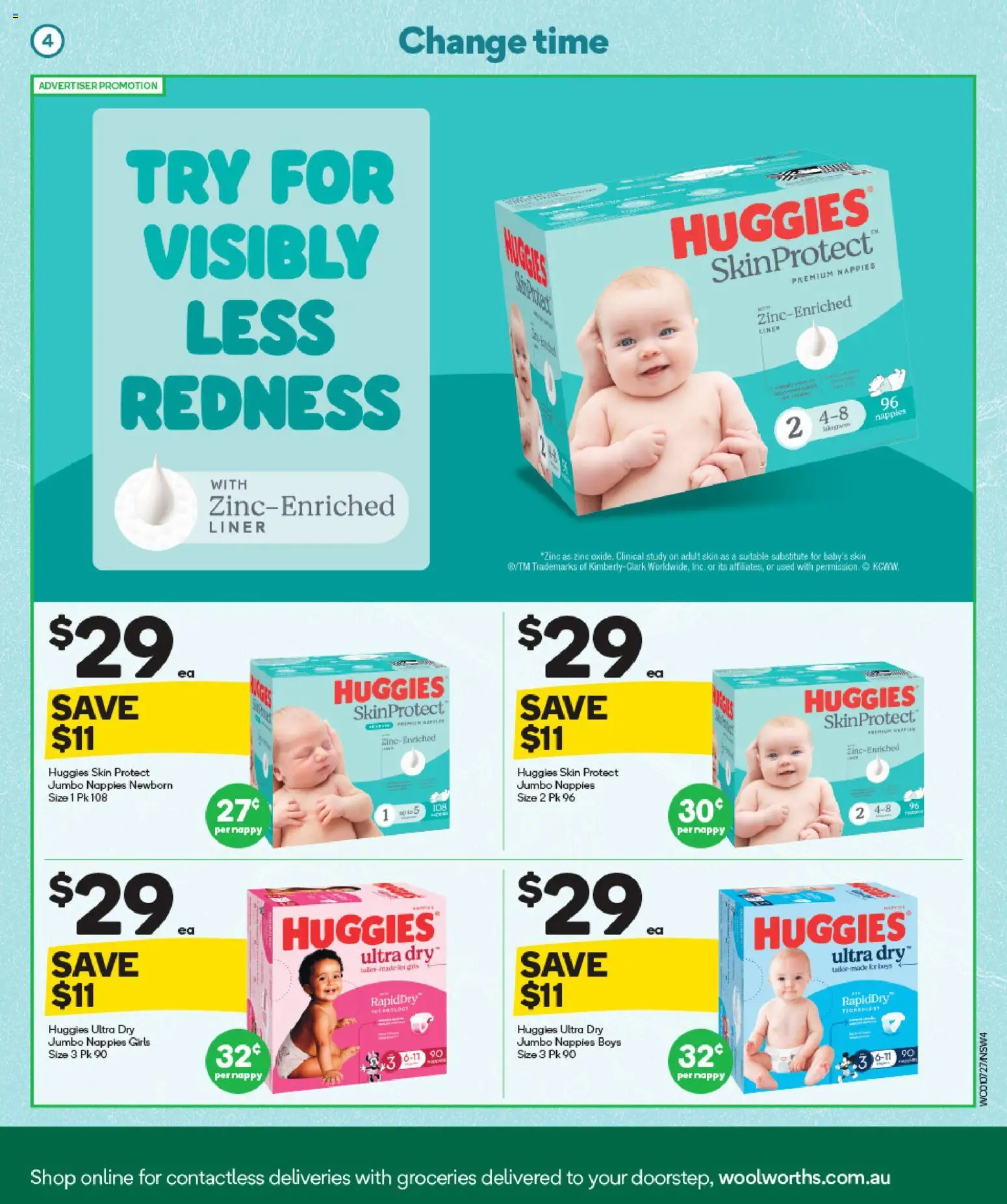 Woolworths catalogue - valid from 01/07/2026 | Page: 5 | Products: Nappies, Zinc