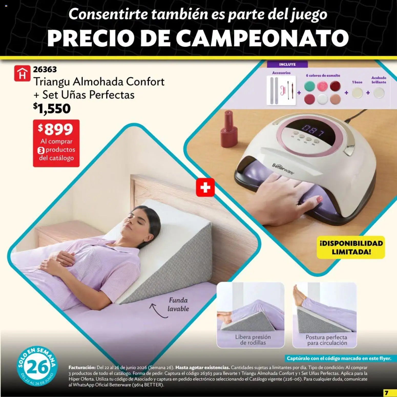 Nuevas ofertas de Betterware válidas en toda la República Mexicana desde el 22.06.2026. ¡Encuentra las mejores ofertas en Betterware Ofertas! | Página: 8