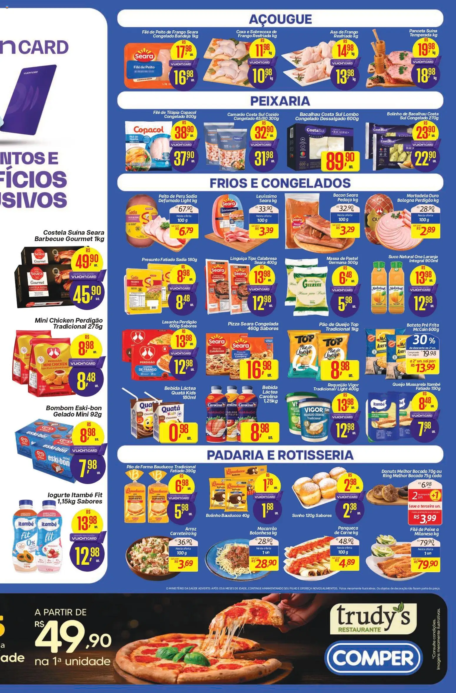 Comper Folheto - válido de 20.04.2026 | Página: 3 | Produtos: Queijo, Macarrão, Massa, Massa de pastel