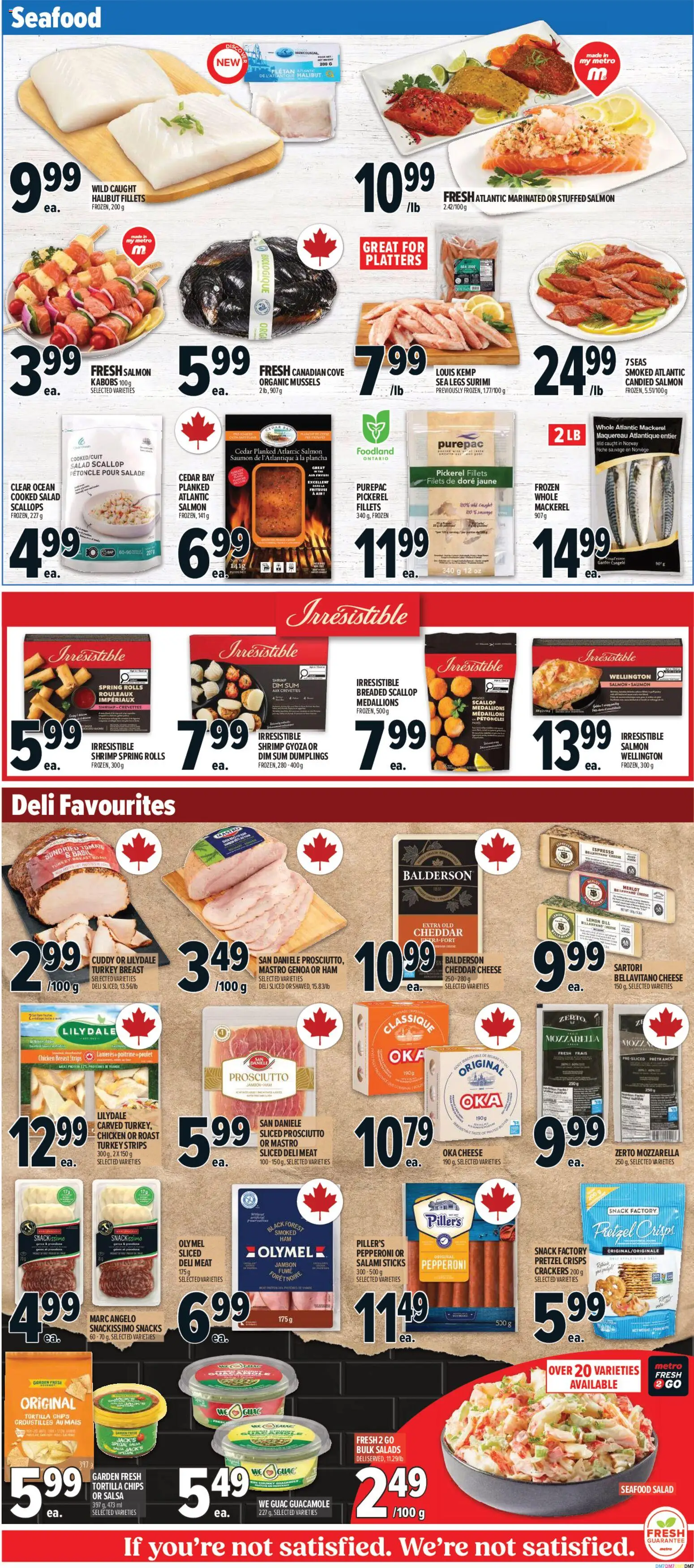 Metro flyer valid from Aug 27, 2026 | Page: 10 | Products: Chips, Prosciutto, Cheese, Ham