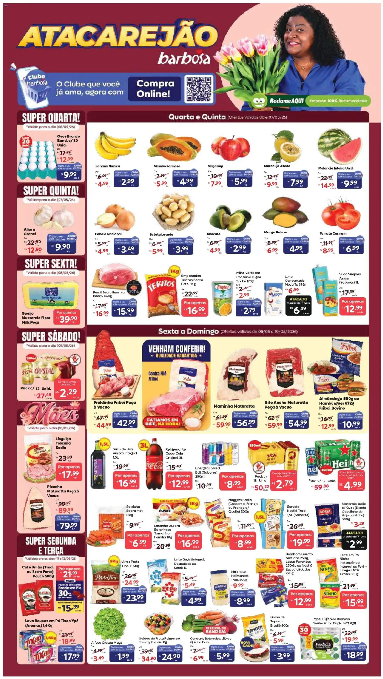 Barbosa Supermercados Folheto - válido de 06.05.2026 | Página: 1