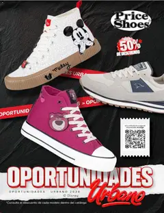 Vista previa de Price Shoes catálogo Oportunidades Urbano, nuevo folleto de la tienda, válido en México a partir del 03/07/2026