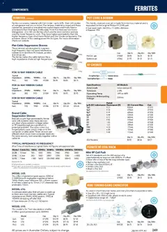 Preview of Jaycar Engineering & Scientific Catalogue 2025/2026  - valid from 09.07.2025 | Page: 249 | Products: Pc, Cable, Disk, Case