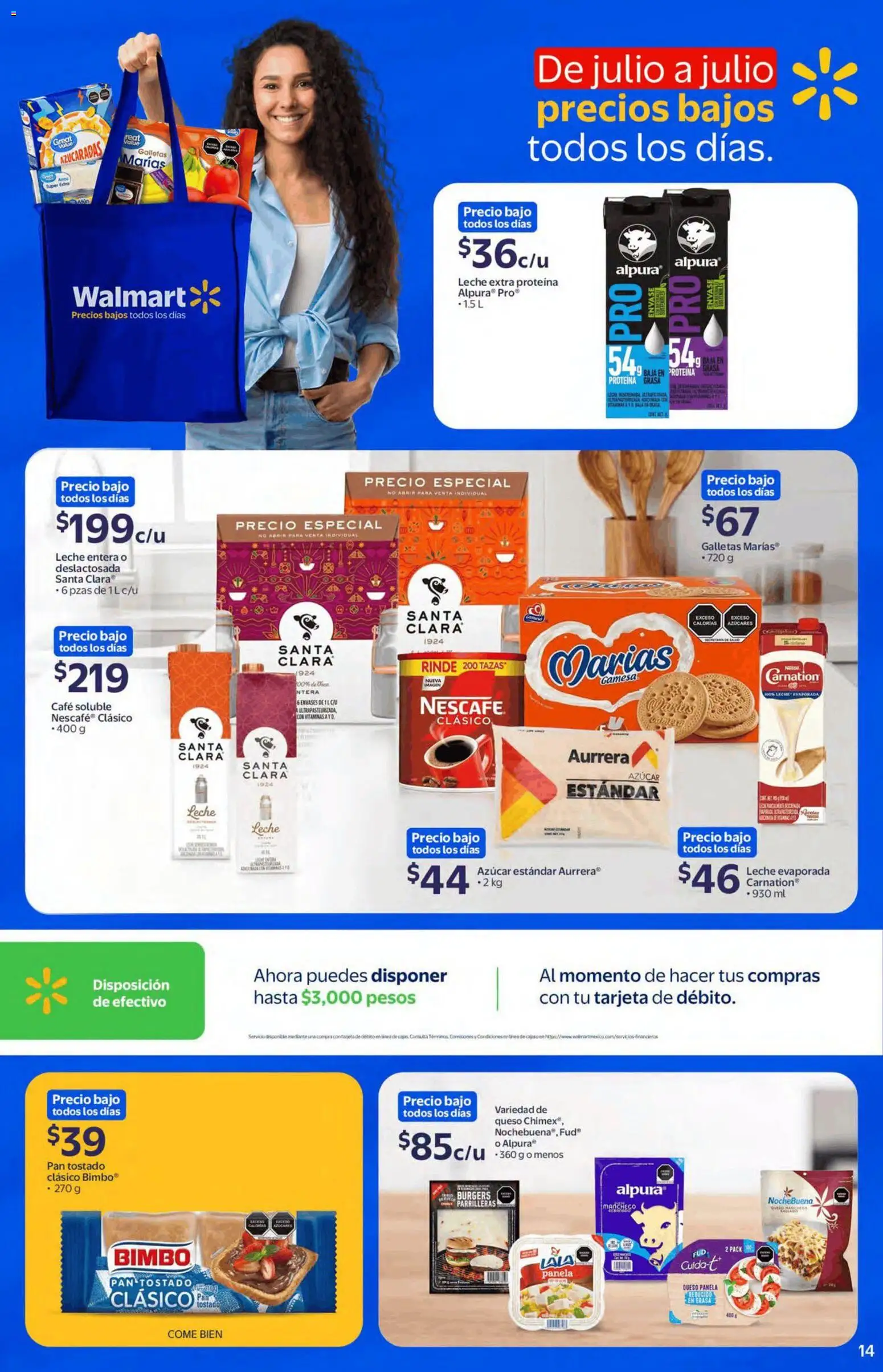 Nuevas ofertas de Walmart Express válidas en toda la República Mexicana desde el 22/07/2026. ¡Encuentra las mejores ofertas en Walmart Express folleto! | Página: 14