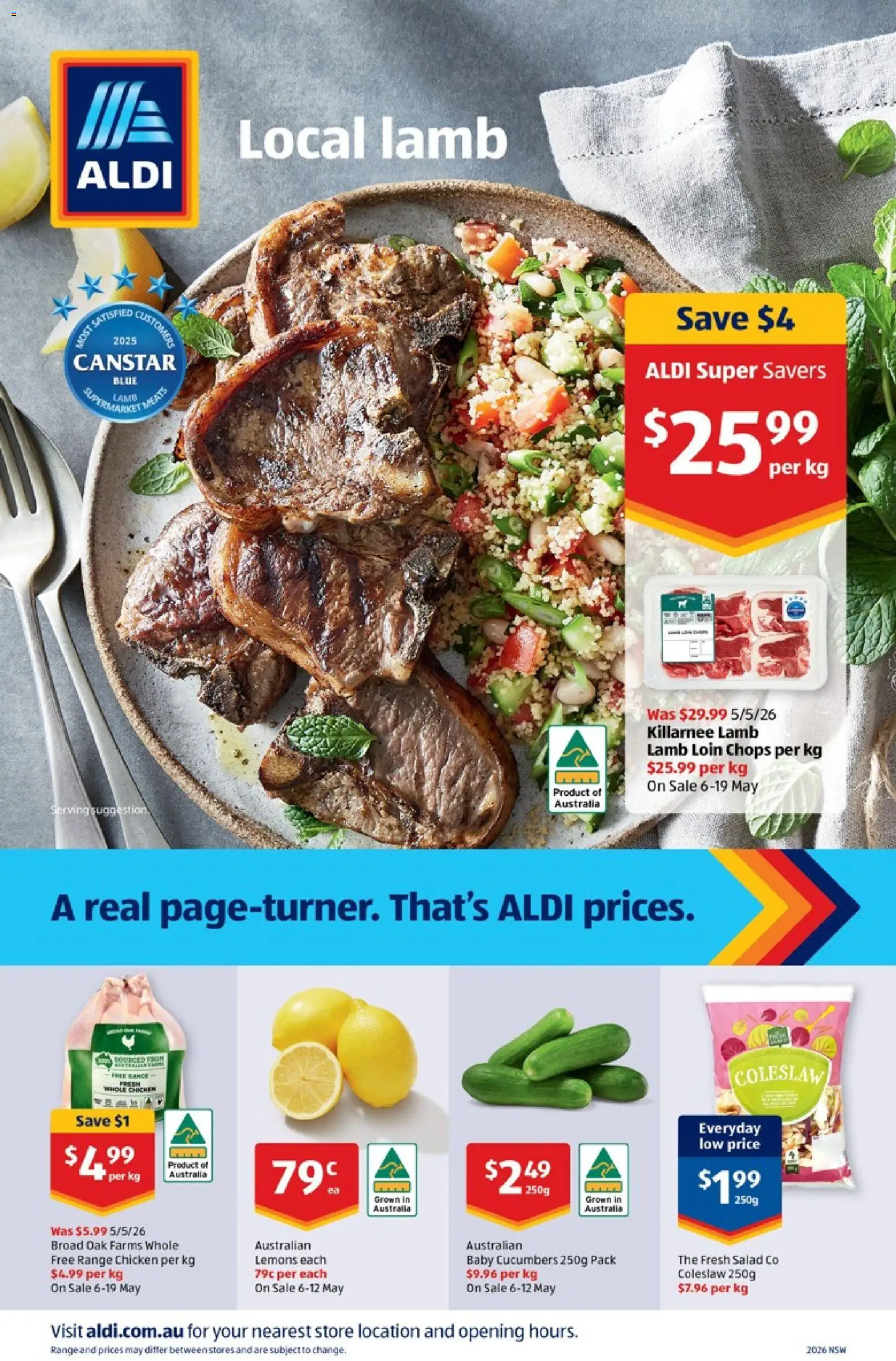 Aldi catalogue - valid from 13.05.2026 | Page: 24 | Products: Lamb, Meat, Cucumbers, Dance
