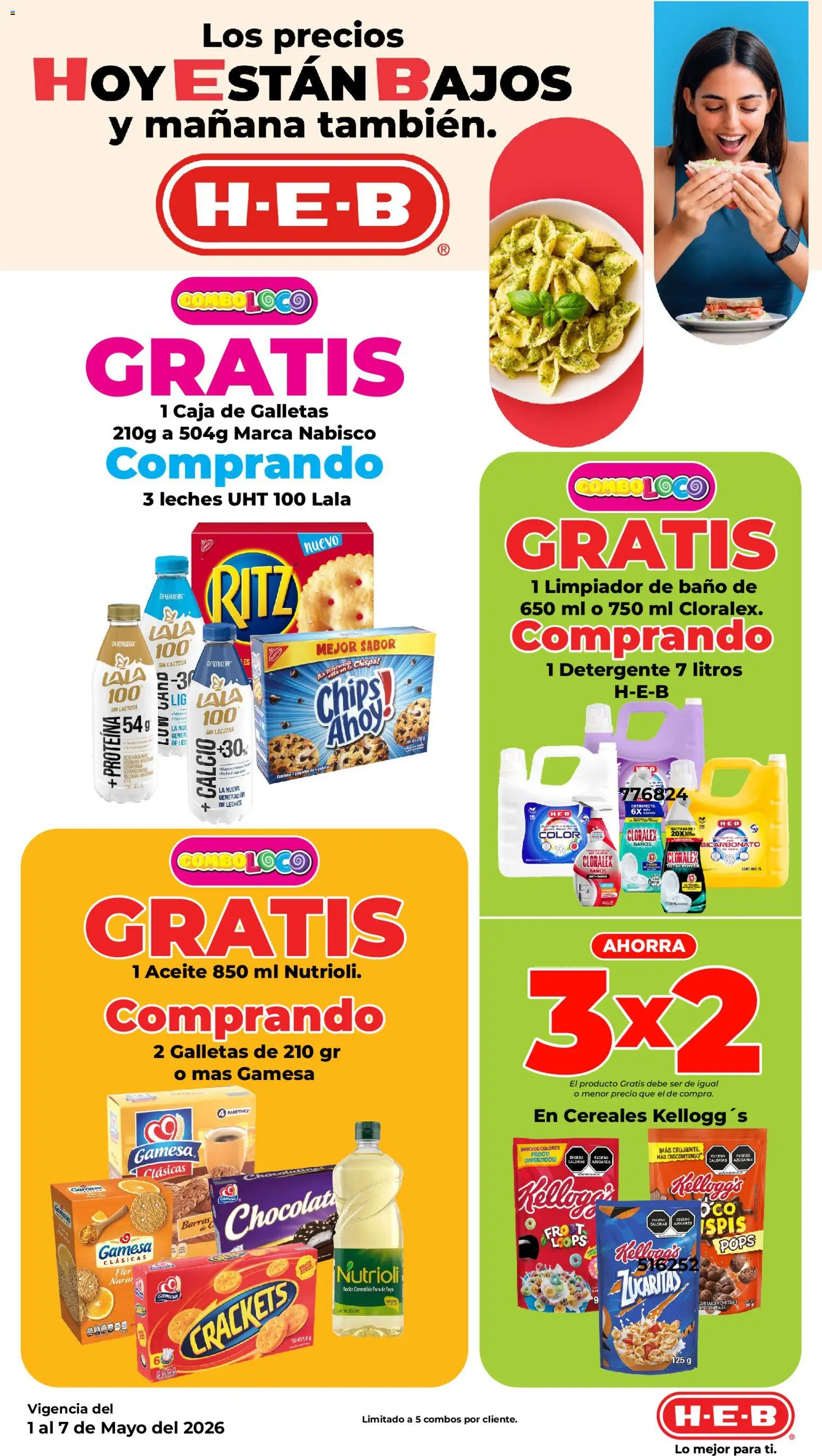 Nuevas ofertas de H-E-B válidas en toda la República Mexicana desde el 01.05.2026. ¡Encuentra las mejores ofertas en H-E-B folleto Calidad! | Página: 9