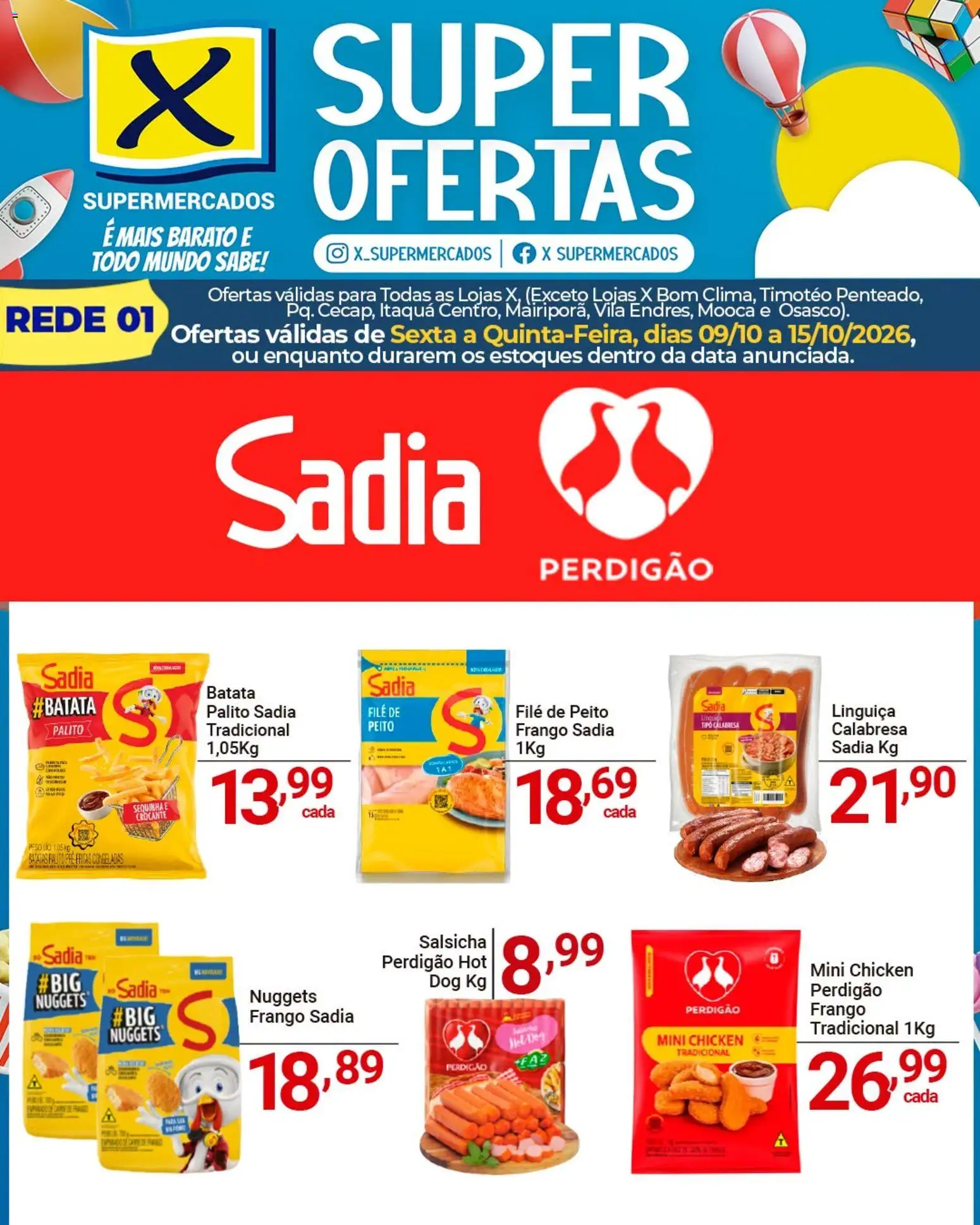 X Supermercados Folheto - válido de 09/10/2026 | Página: 7