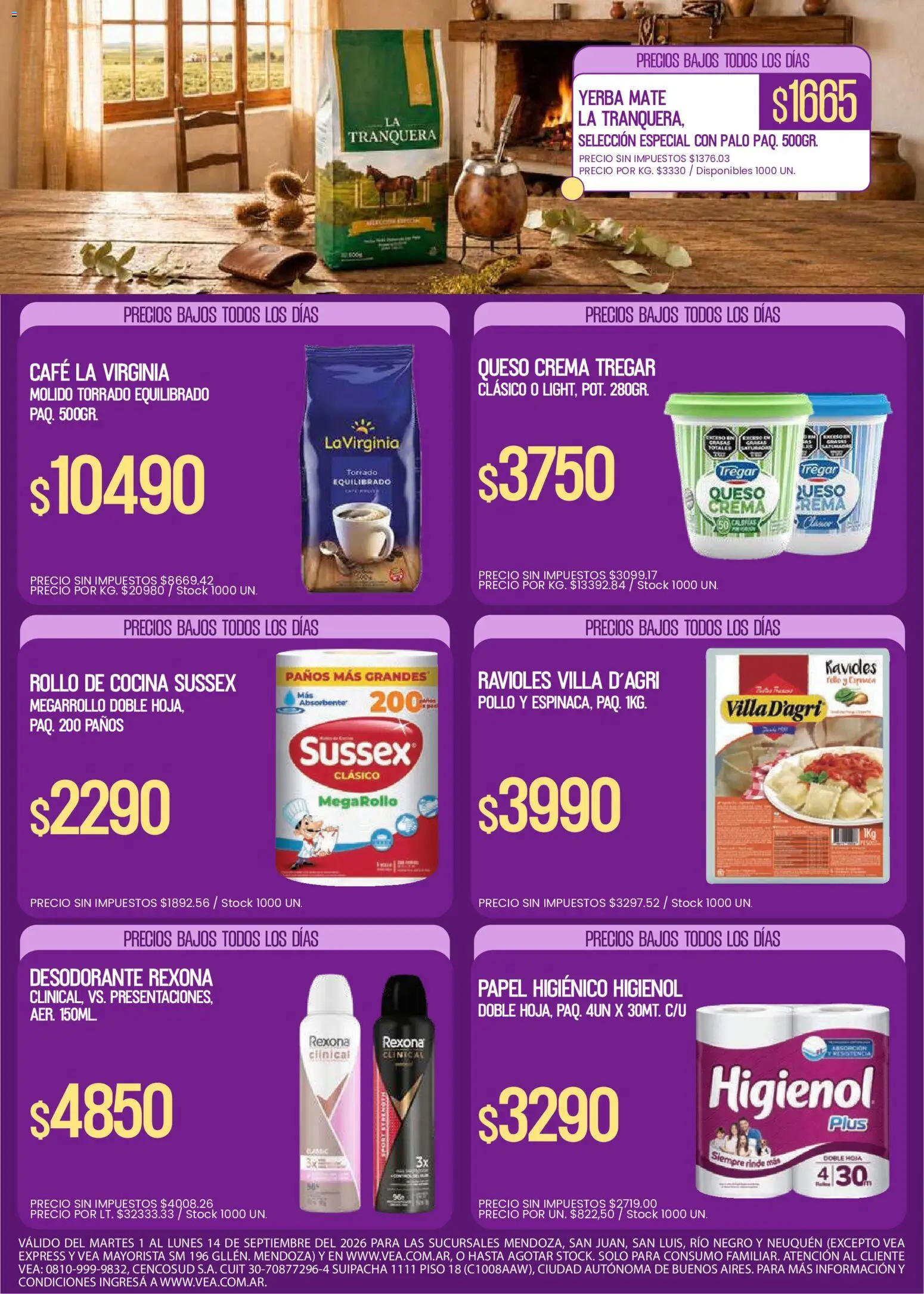 Vea - Folleto precios bajos Cuyo y Patagonia │ válido desde el 01/09/2026 | Página: 2