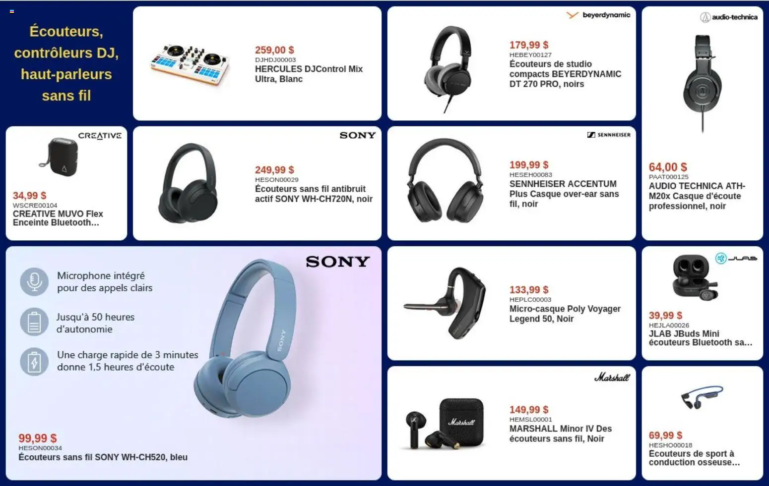 Canada Computers flyer valid from Sep 25, 2026 | Page: 9 | Products: Audio, Microphone