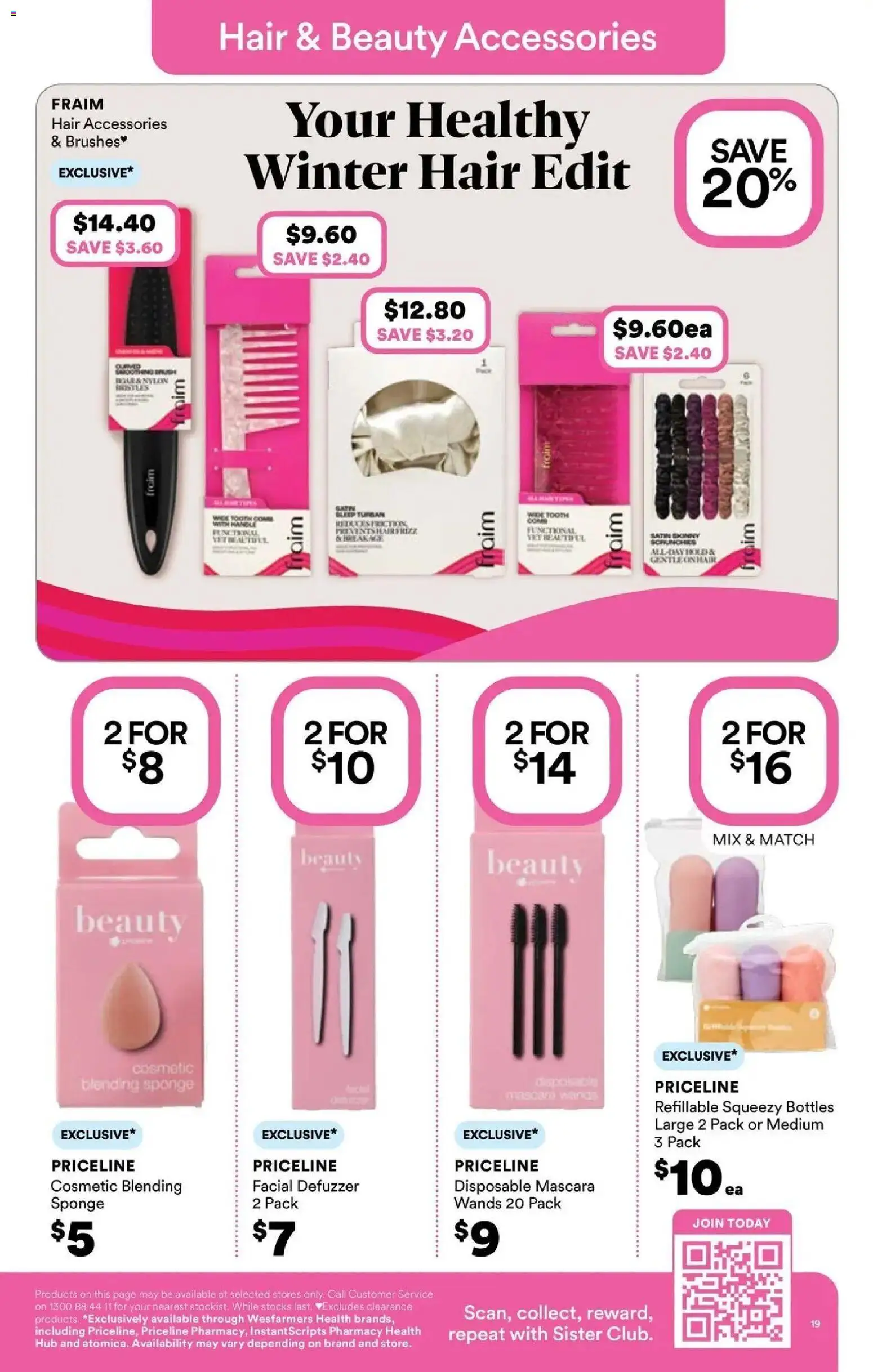 Priceline Pharmacy catalogue - valid from 03.06.2026 | Page: 19 | Products: Mascara, Sponge, Accessories