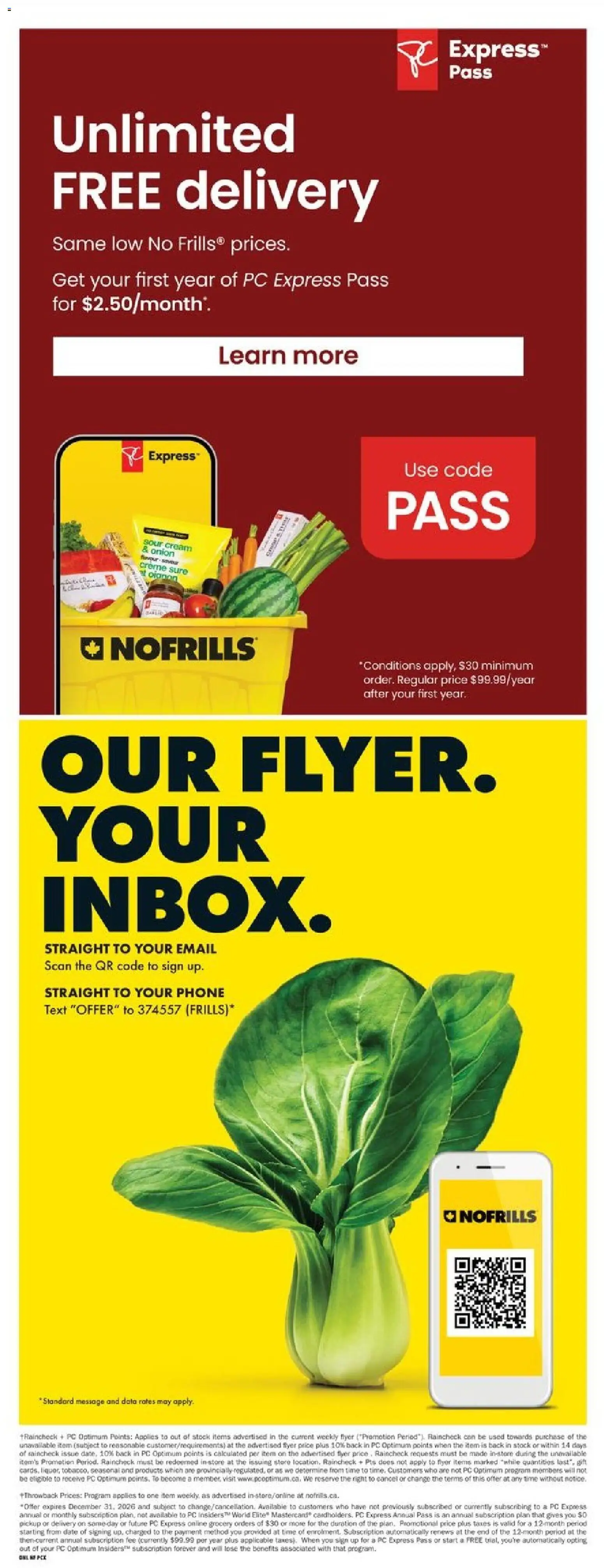No Frills flyer valid from Oct 29, 2026 | Page: 16