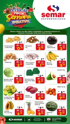Semar Supermercado ofertas Feira - Pré-Visualização do folheto da loja Semar Supermercado, válido de 13.06.2026