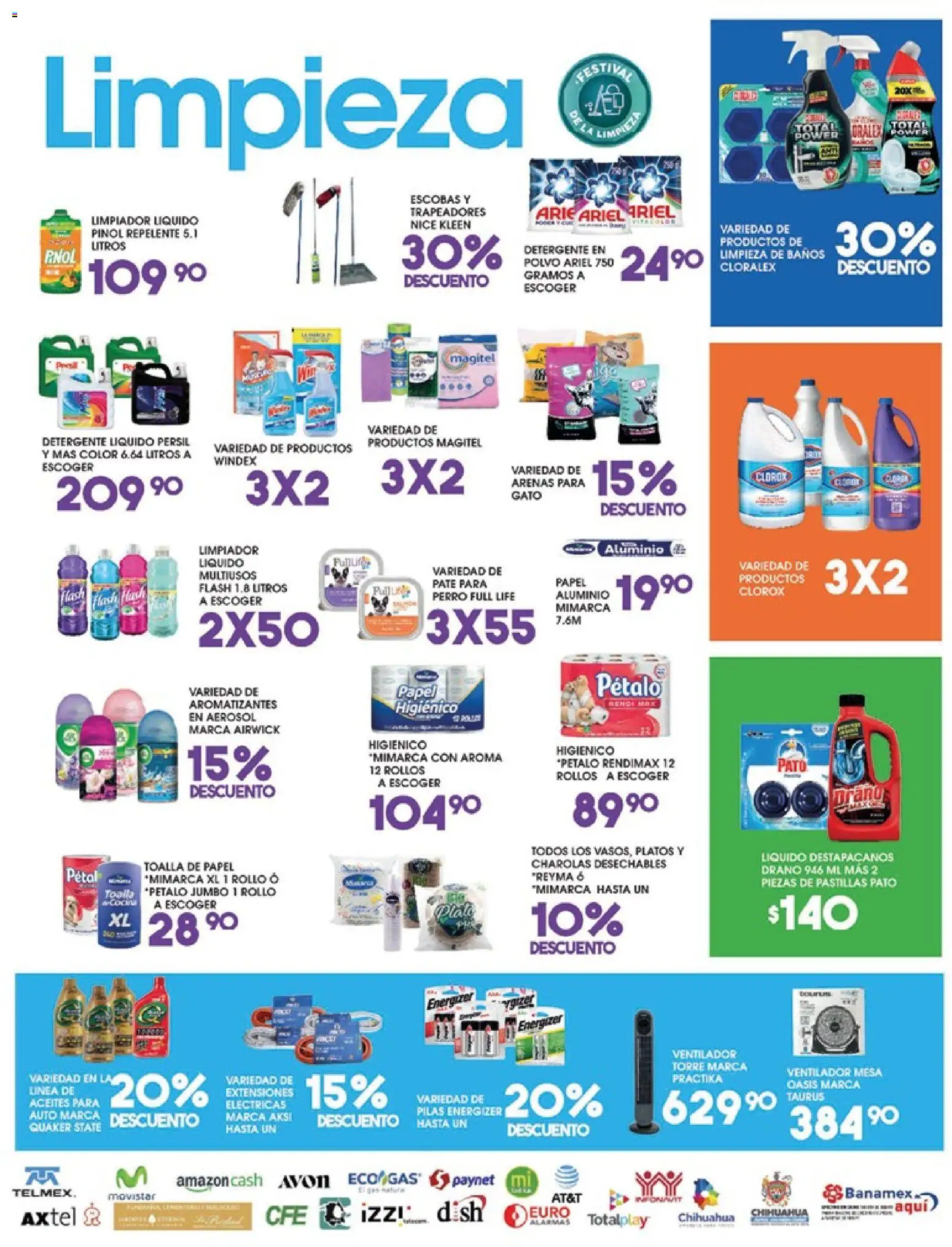 Nuevas ofertas de Alsuper válidas en toda la República Mexicana desde el 26.05.2026. ¡Encuentra las mejores ofertas en Alsuper folleto! | Página: 5 | Productos: Detergente, Destapacaños, Limpiador, Repelente