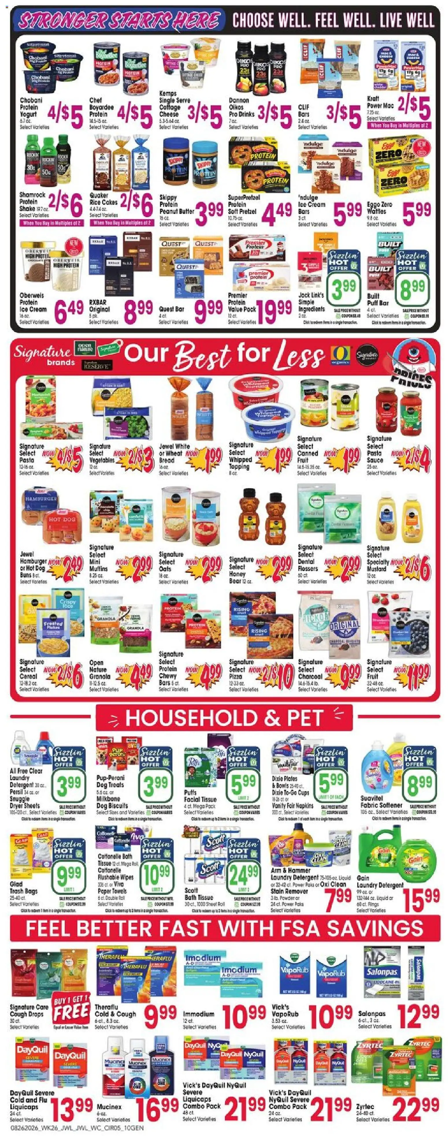 Jewel Osco Weekly Ad - valid from 08/26/2026 | Page: 5 | Products: Charcoal, Cheese, Cough drops, Cream