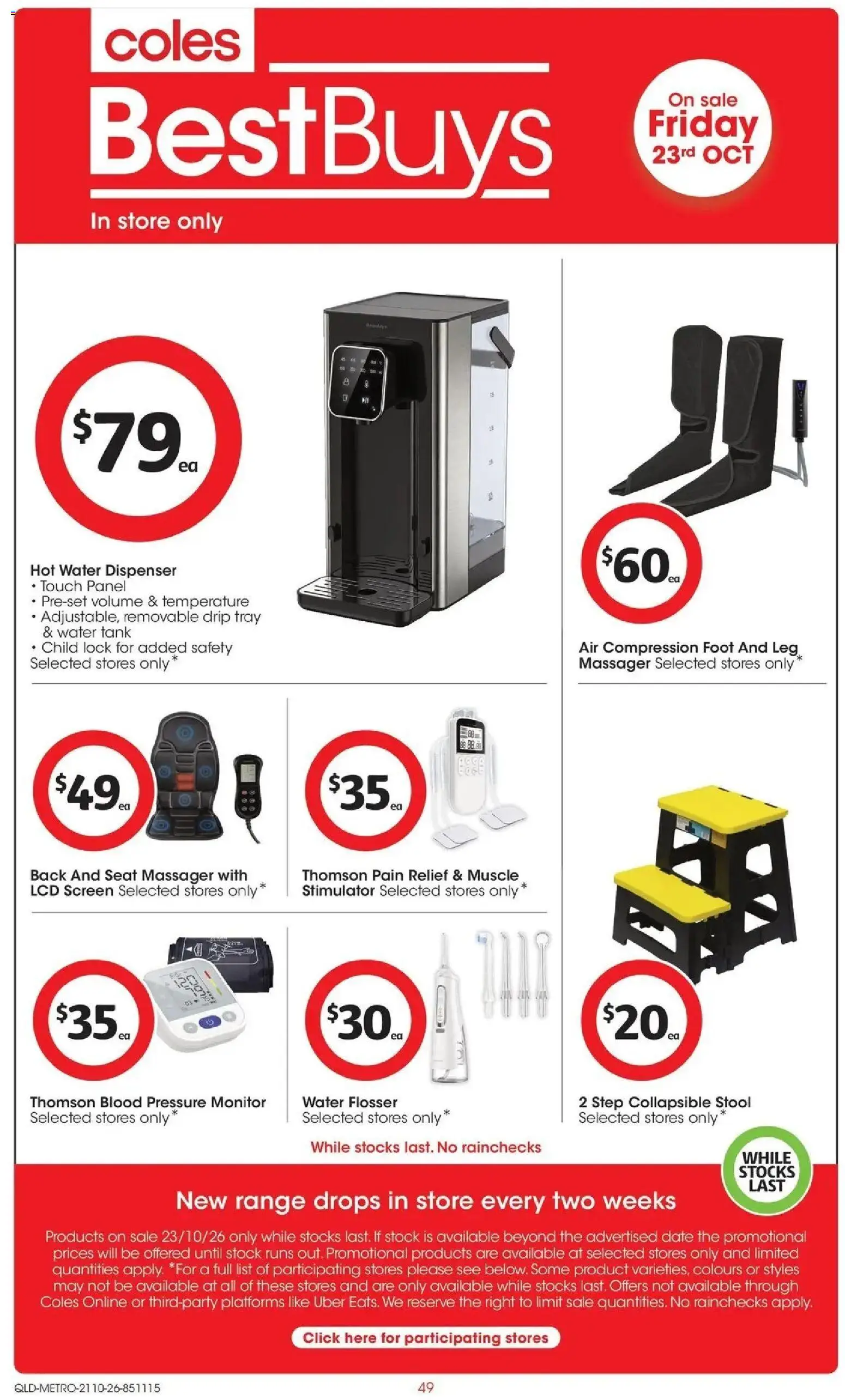 ﻿Coles catalogue valid from 21/10/2026 > Online Australia | Page: 49
