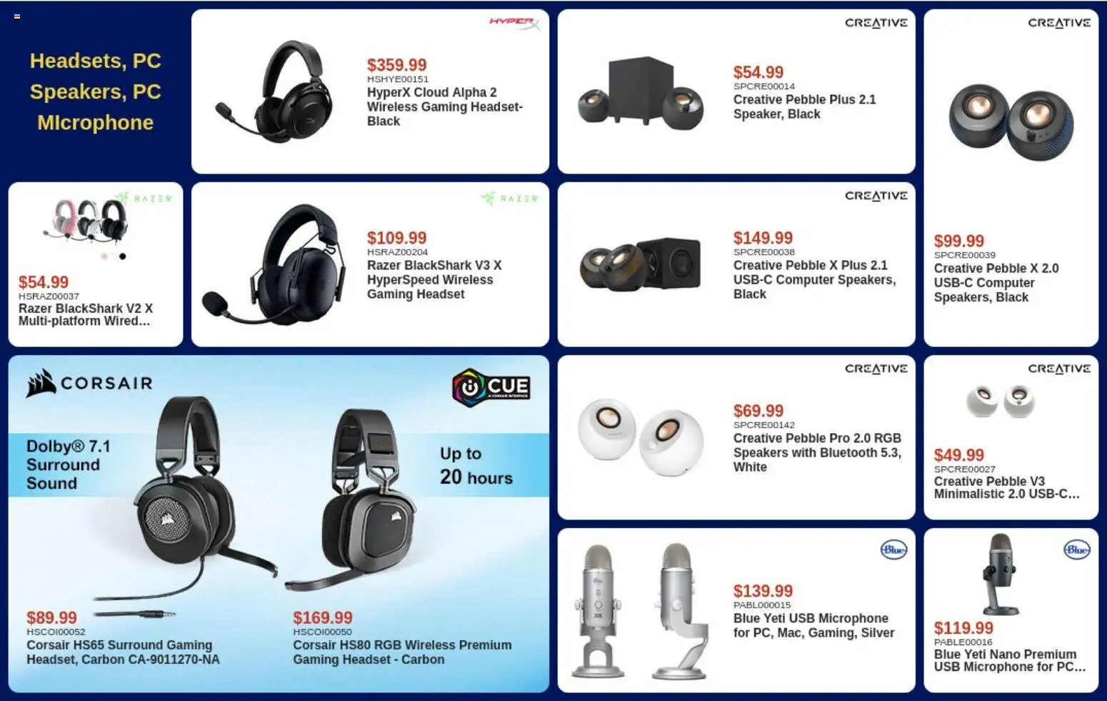 Canada Computers flyer valid from Oct 2, 2026 | Page: 11 | Products: PC, Computer, Microphone