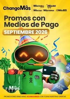 Vista previa Changomas - Medios de pago válido desde el 01/09/2026