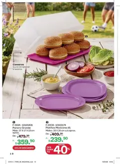 Vista previa de Tupperware catálogo, nuevo folleto de la tienda, válido en México a partir del 18.05.2026 | Página: 10 | Productos: Panera, Pan