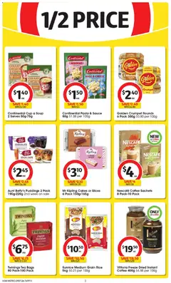 Preview of Twinings Tea Bags, Pure Green Tea, English Breakfast - valid from 29/07/2026 | Page: 3 | Products: Rice, Tea, Sauce, Date