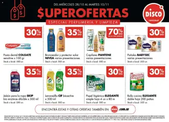 Vista previa Disco - Superofertas - Especial Perfumería y Limpieza válido desde el 28/10/2026