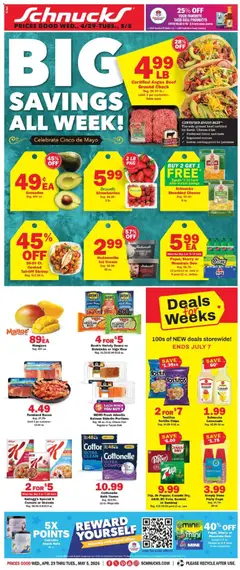Preview of Schnucks weekly ads valid from 29.04.2026