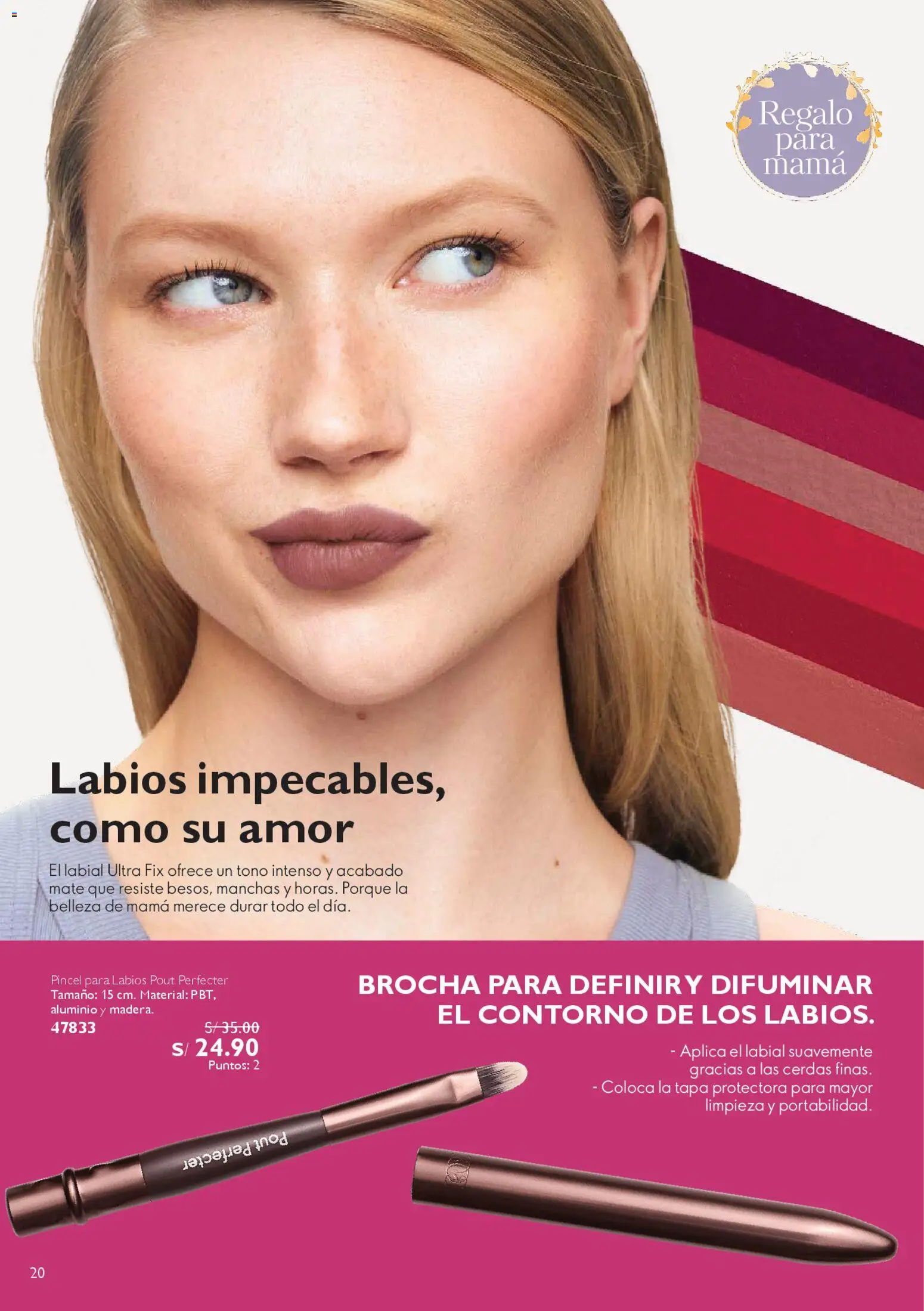 Catálogo Oriflame válido desde 28/03/2026 | Página: 20 | Productos: Brocha, Pincel, Tapa