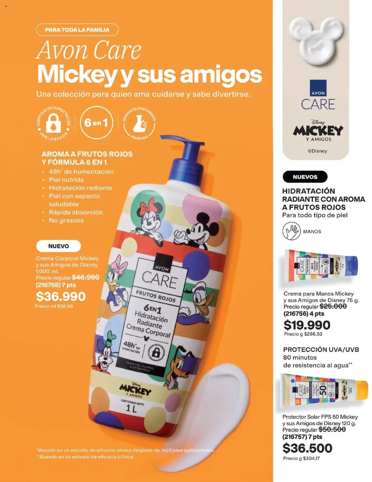 Avon revista - valida desde el 15/07/2026 | Página: 146 | Productos: Agua, Crema, Crema para manos, Protector solar