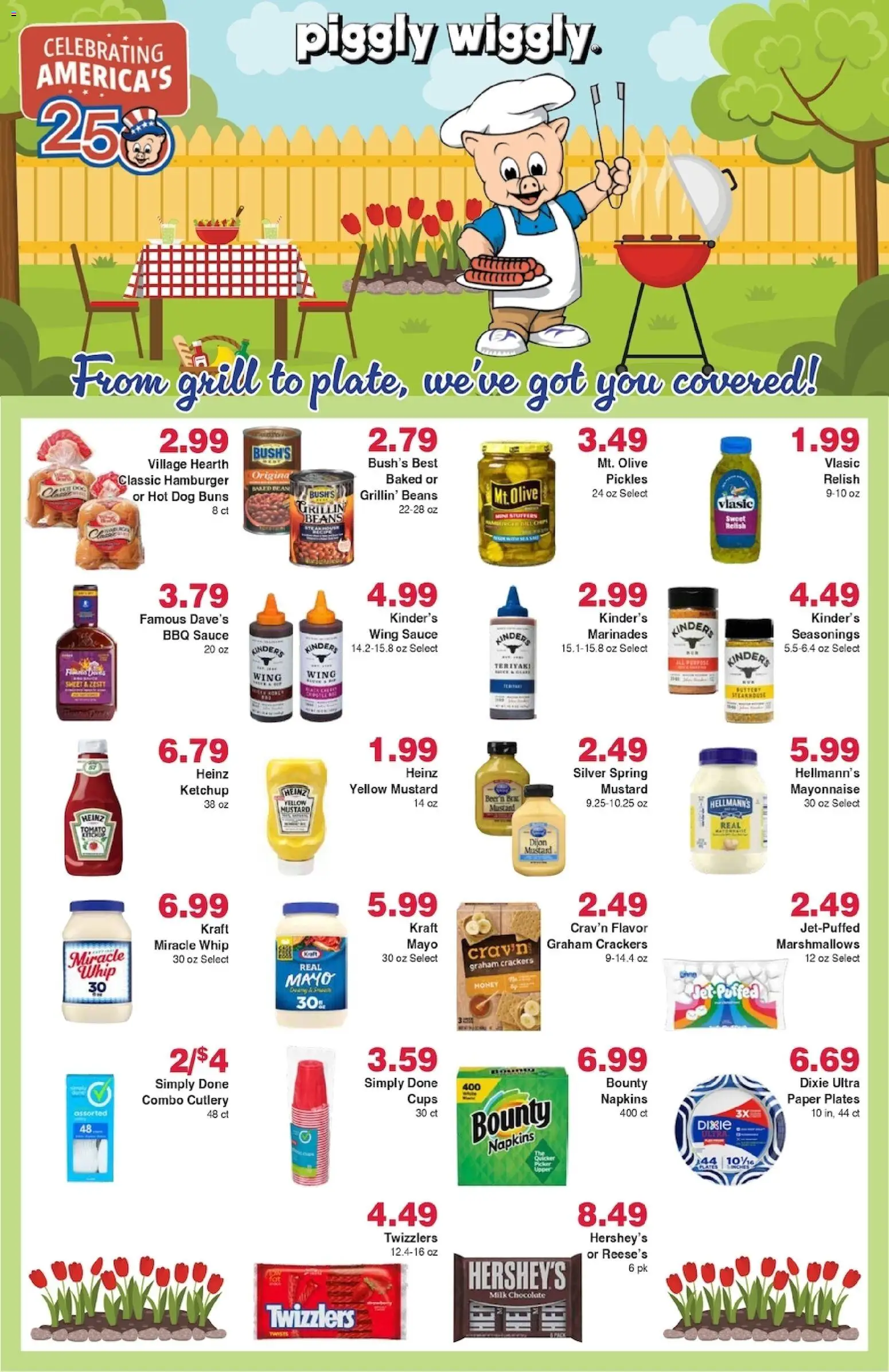 Piggly Wiggly Weekly Ad - valid from 03.06.2026 | Page: 9 | Products: Chocolate, Beer, Ketchup, Mayonnaise