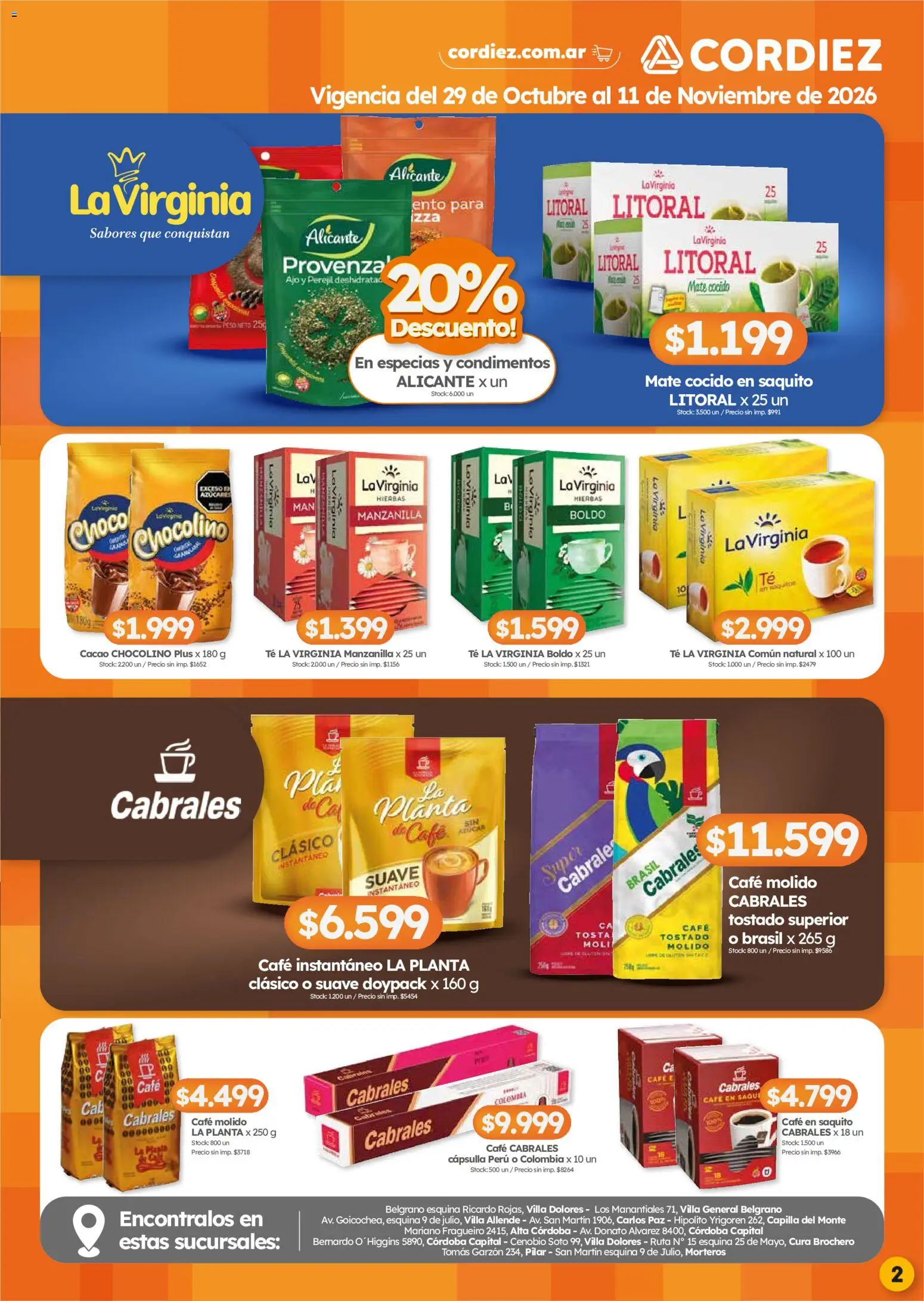 Cordiez - Marcas destacadas │ válido desde el 29/10/2026 | Página: 2